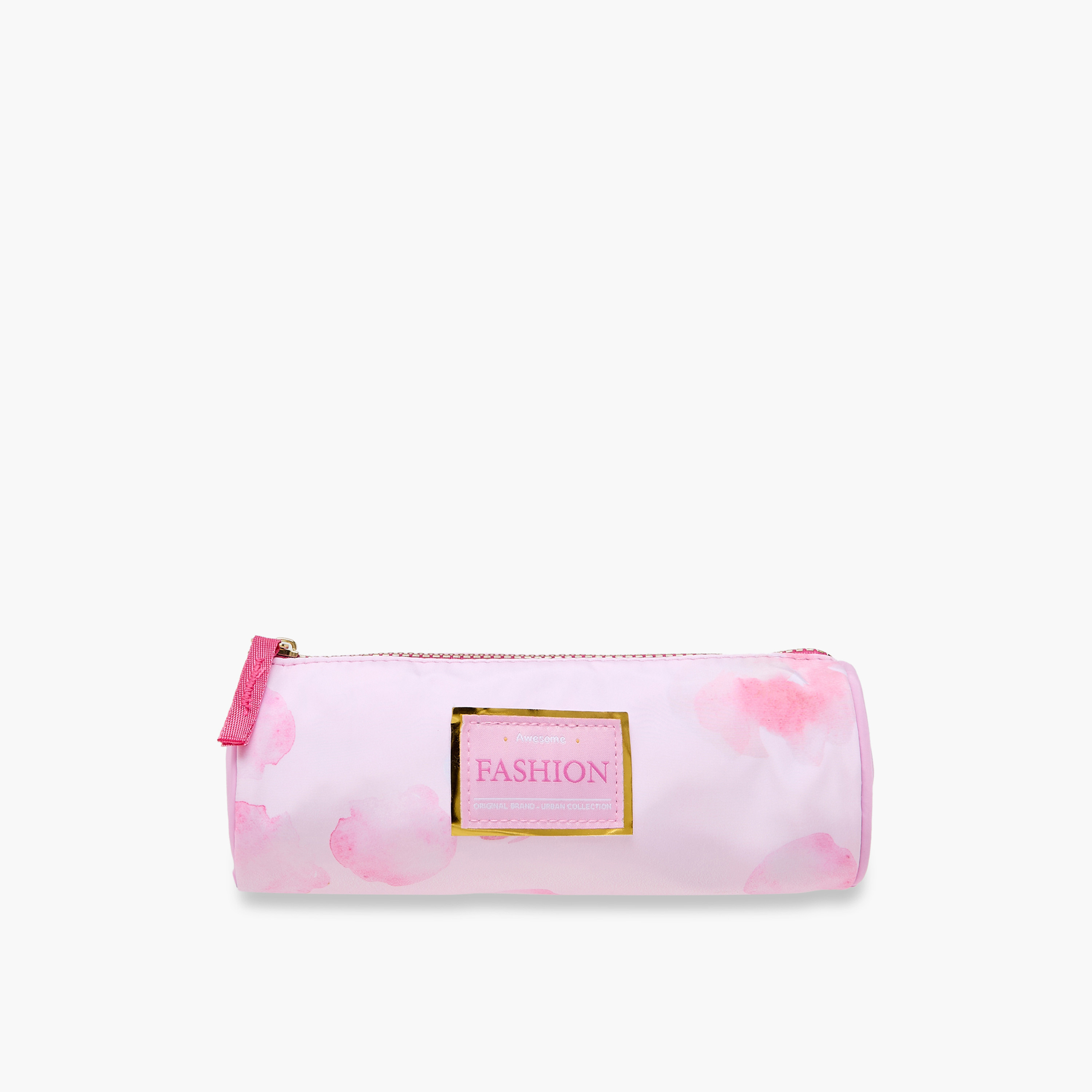 Juniors Floral Print Pencil Pouch with Zip Closure-school-stationery-pencilcases-image-1
