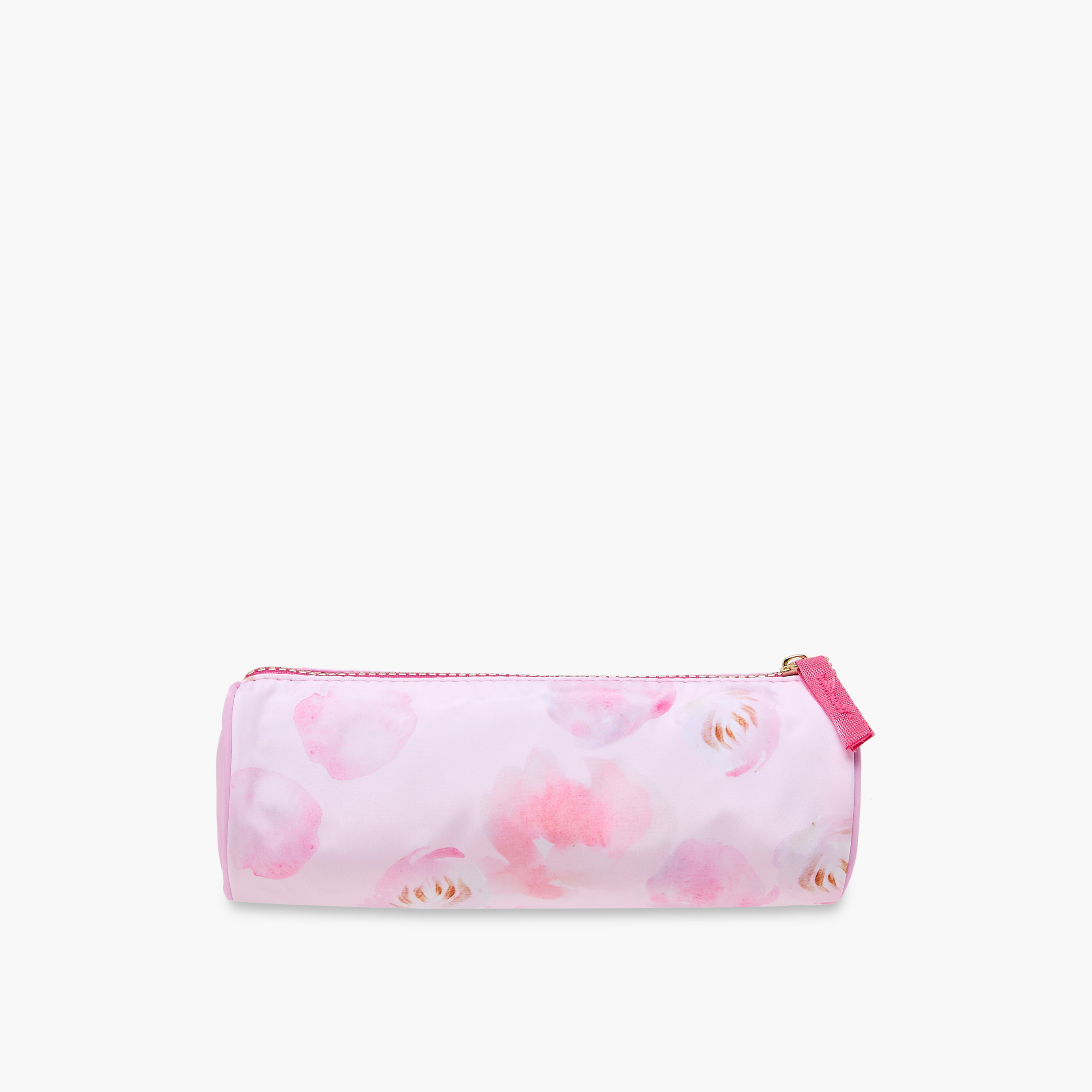Juniors Floral Print Pencil Pouch with Zip Closure-school-stationery-pencilcases-image-3