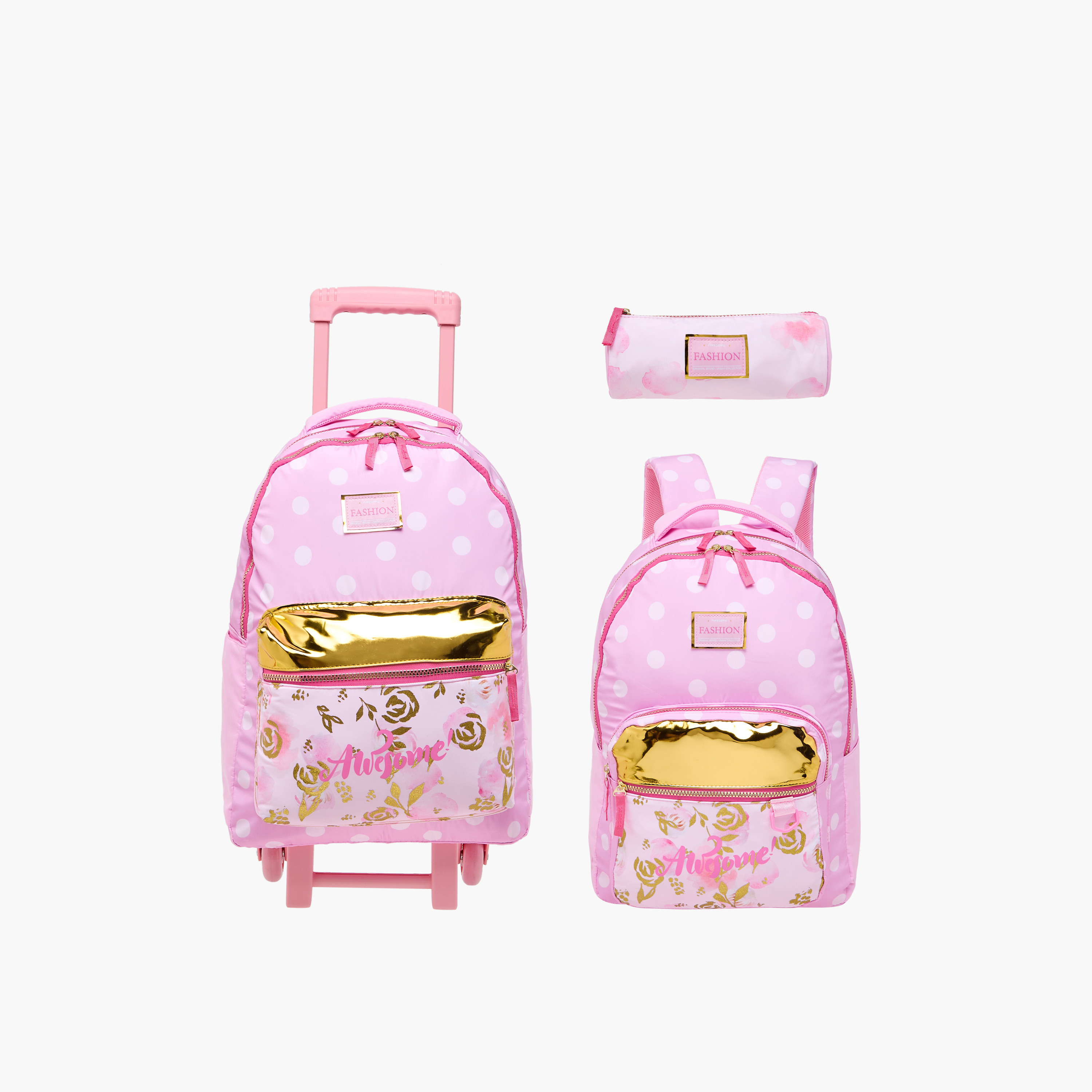 Juniors Floral Print Pencil Pouch with Zip Closure-school-stationery-pencilcases-image-7