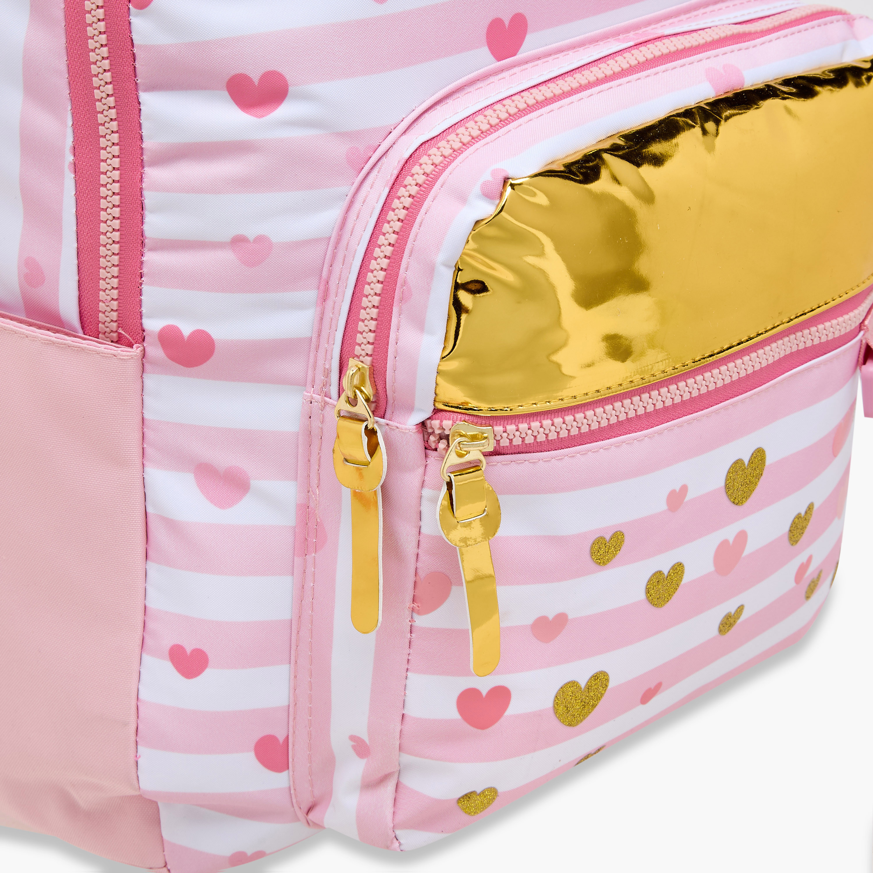Juniors Printed Backpack with Adjustable Shoulder Straps and Zip Closure - 18 inches-school-bagsandbackpacks-backpacks-image-10