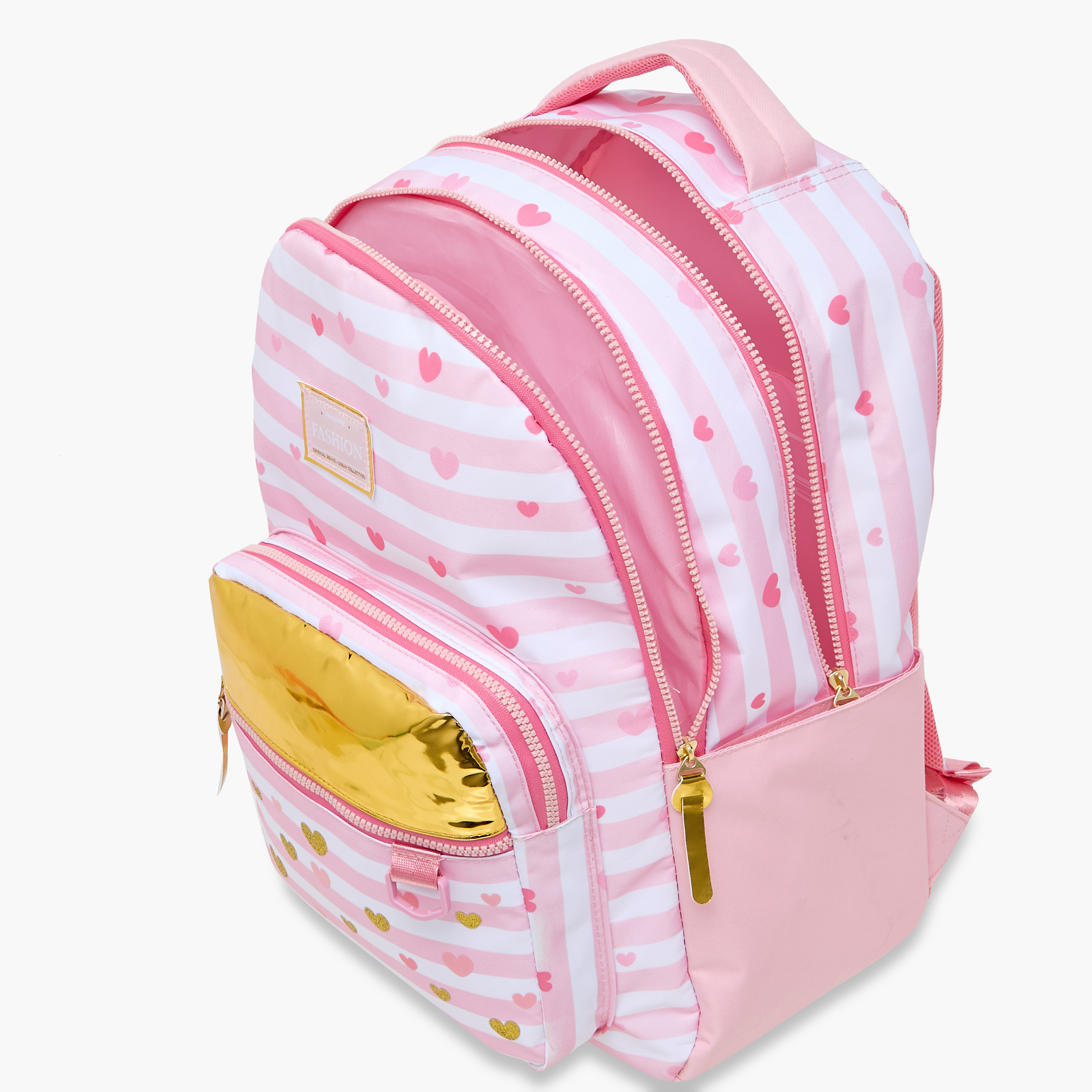 Juniors Printed Backpack with Adjustable Shoulder Straps and Zip Closure - 18 inches-school-bagsandbackpacks-backpacks-image-11