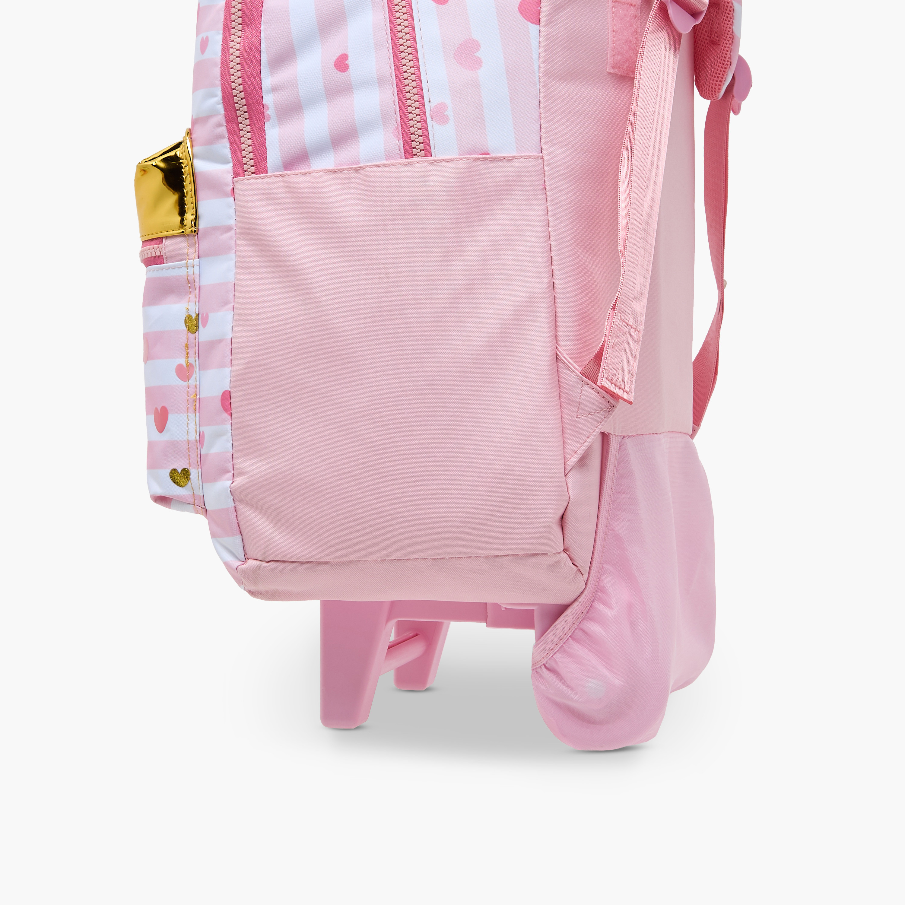 Juniors Striped Trolley Bag for Girls 8-13 Years with Adjustable Strap -school-bagsandbackpacks-trolleybags-image-16