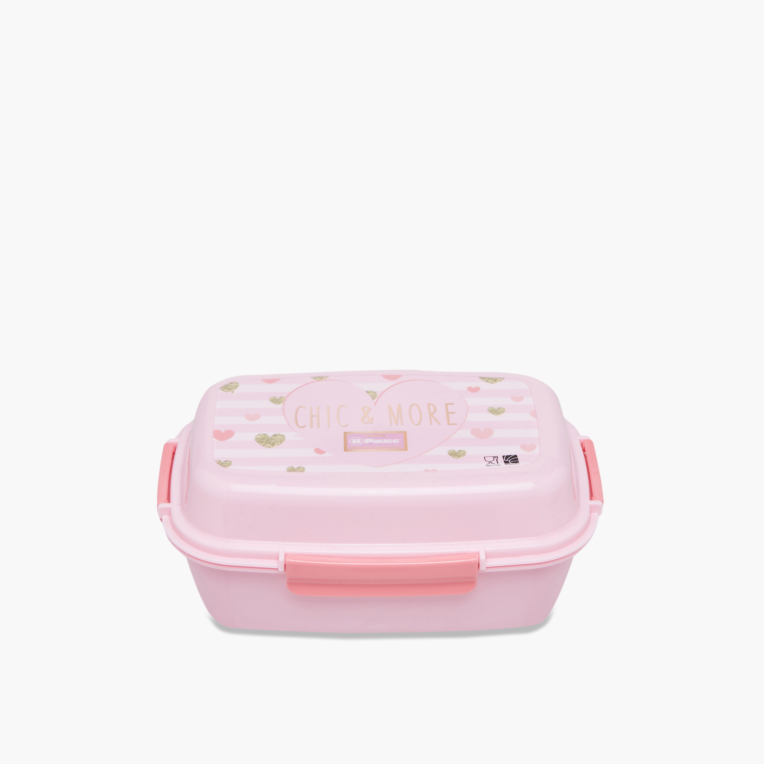 صندوق غداء بمشبك إغلاق وطبعات من جونيورز - 500 مل-school-lunchessentials-lunchboxes-image-1