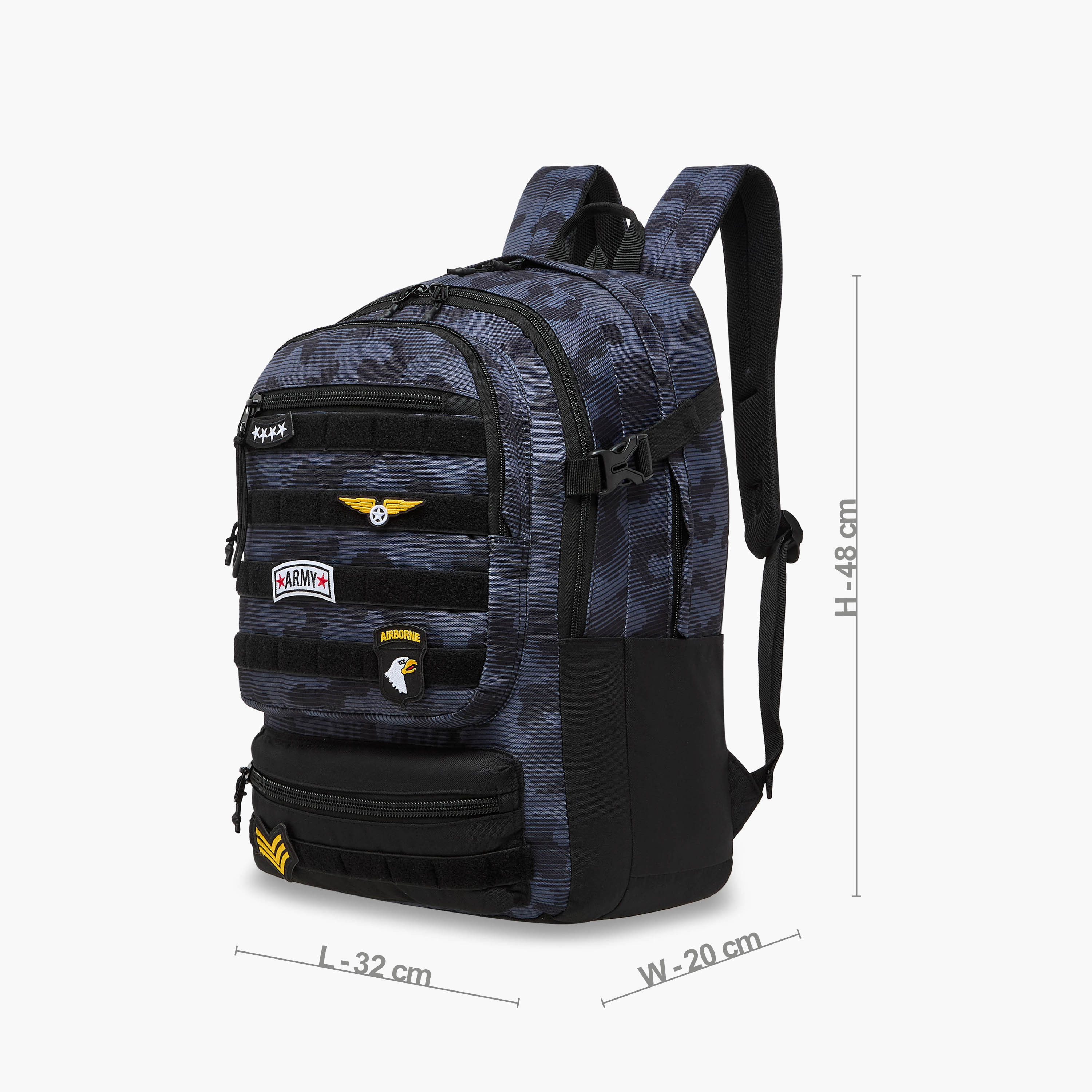 شنطة ظهر بزينة وأحزمة قابلة للتعديل وسحاب إغلاق من جونيورز - 18 بوصة-school-bagsandbackpacks-backpacks-image-2
