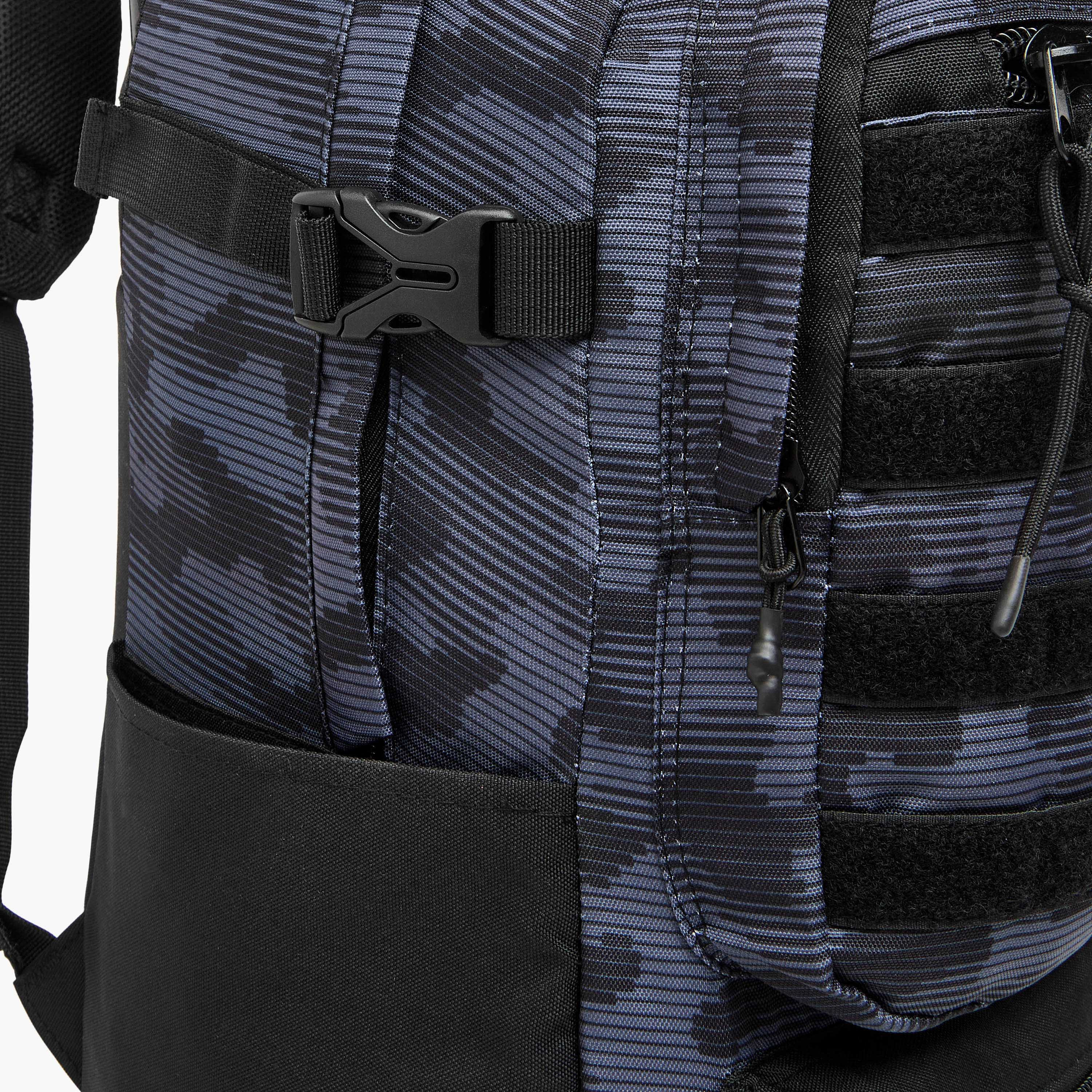 Juniors Monogram Trolley Bag for Boys 8-13 Years with Adjustable Strap -school-bagsandbackpacks-trolleybags-image-13