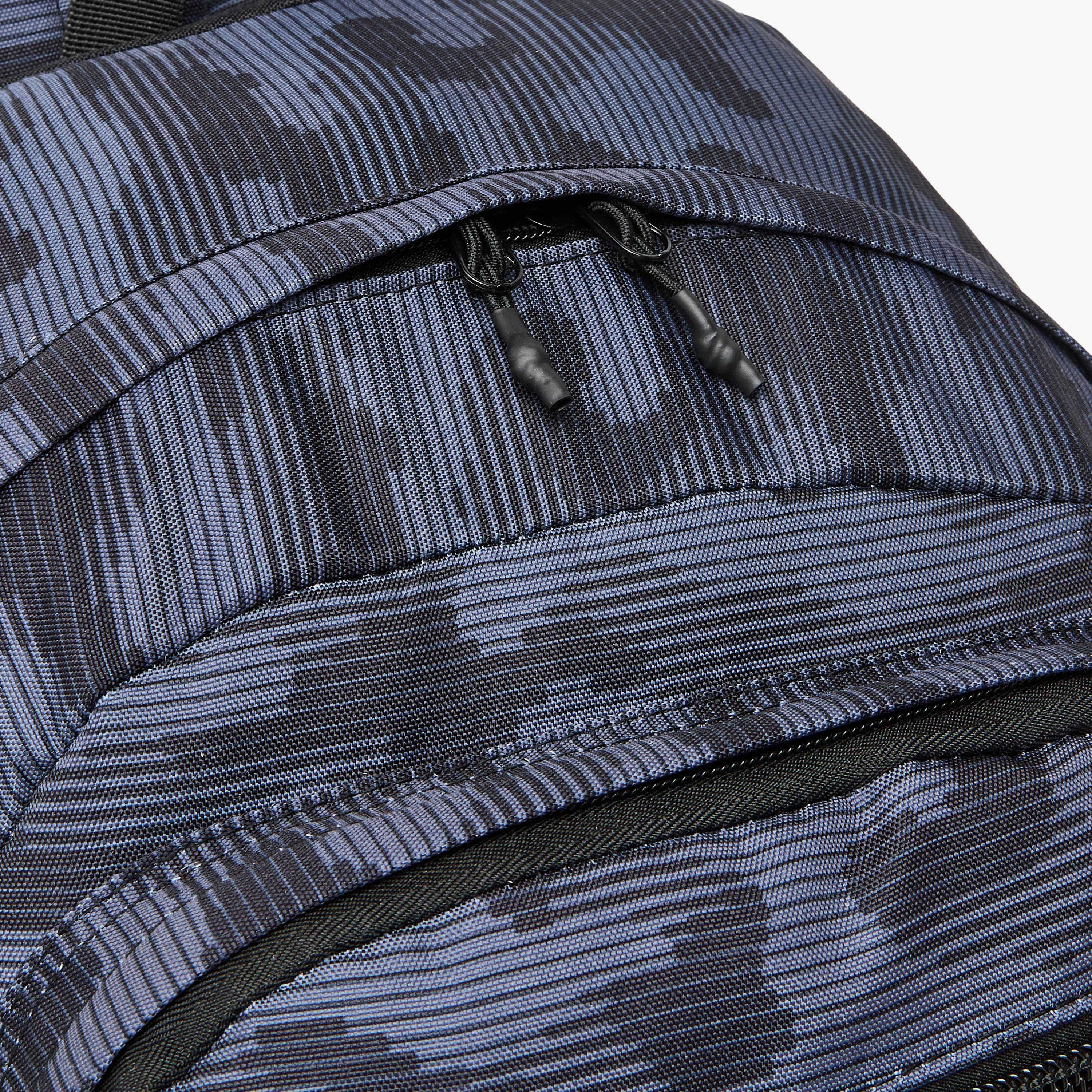 شنطة ترولي للأولاد 8-13 سنة بحزام قابل للتعديل وتصميم مونوجرام من جونيورز-school-bagsandbackpacks-trolleybags-image-1