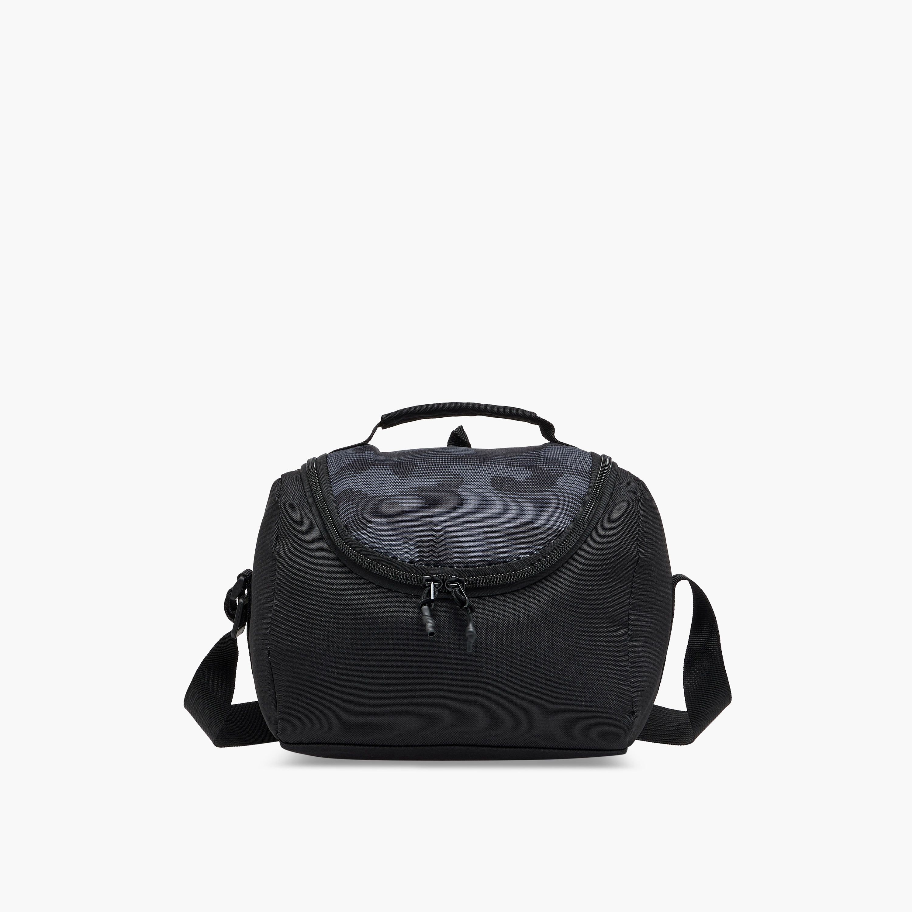 Juniors Textured Insulated Lunch Bag with Carry Handle and Zip Closure-school-lunchessentials-lunchbags-image-1