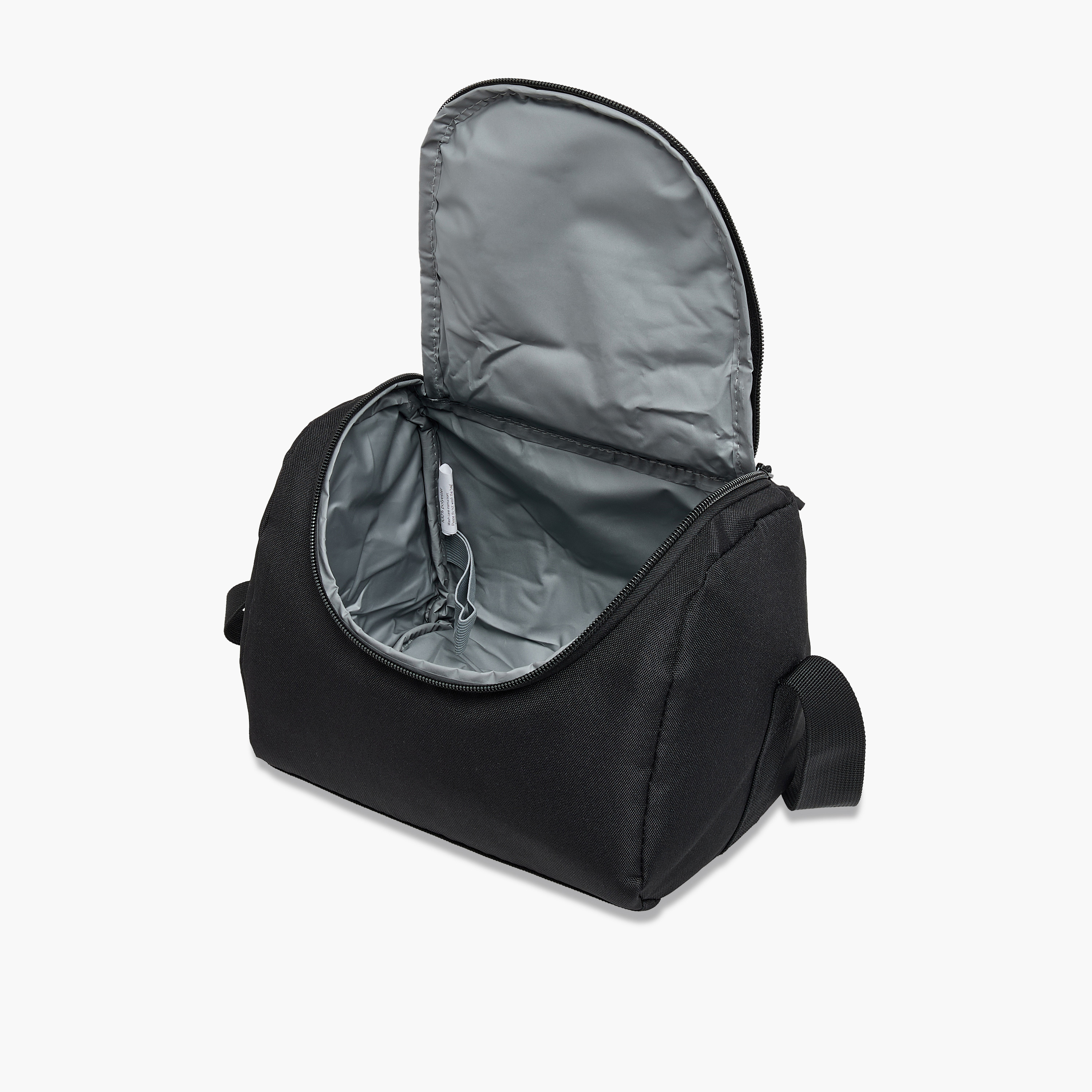 Juniors Textured Insulated Lunch Bag with Carry Handle and Zip Closure-school-lunchessentials-lunchbags-image-6