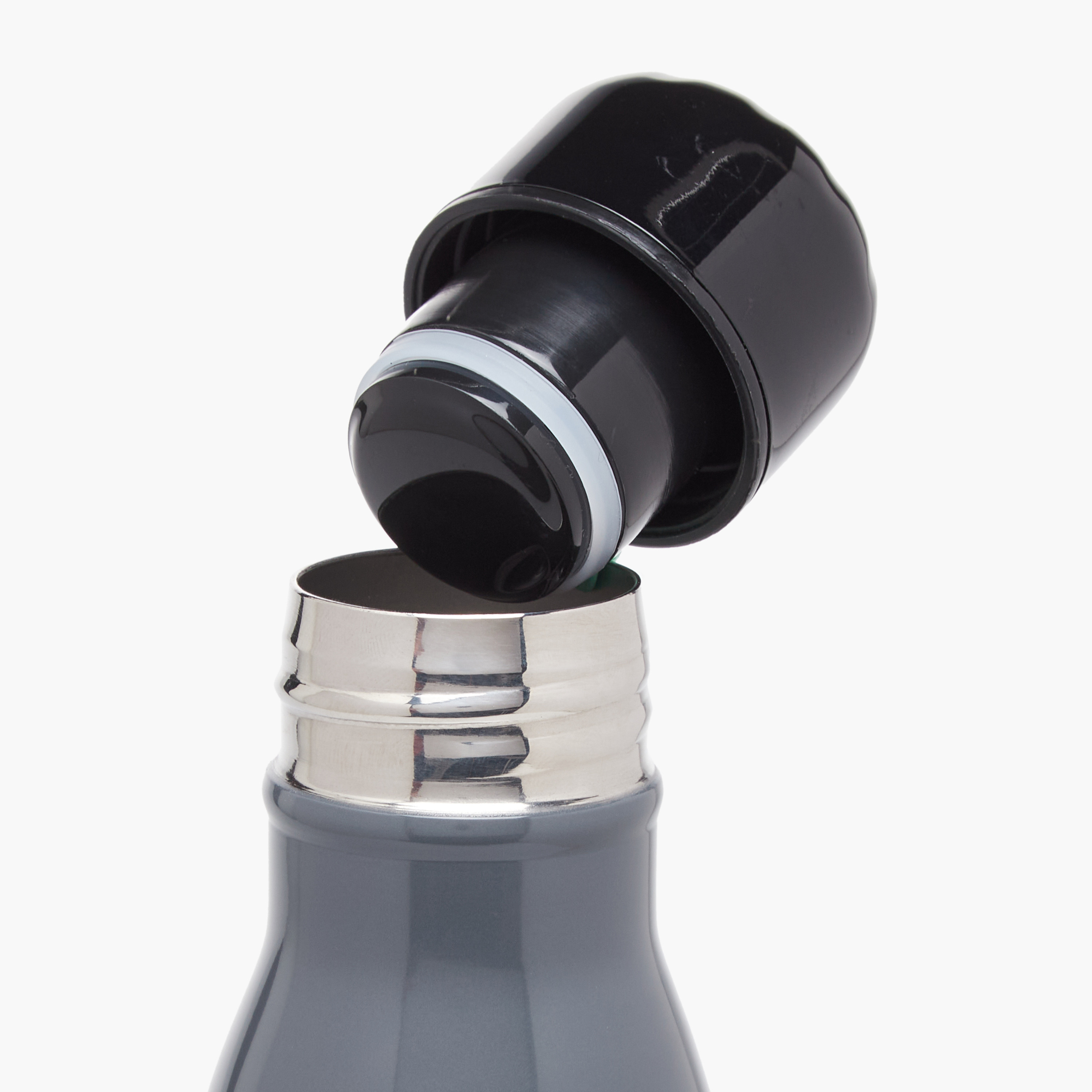 قارورة ماء ستانلس ستيل بغطاء مانع للتسريب وطبعات من جونيورز - 500 مل-school-waterbottles-image-2