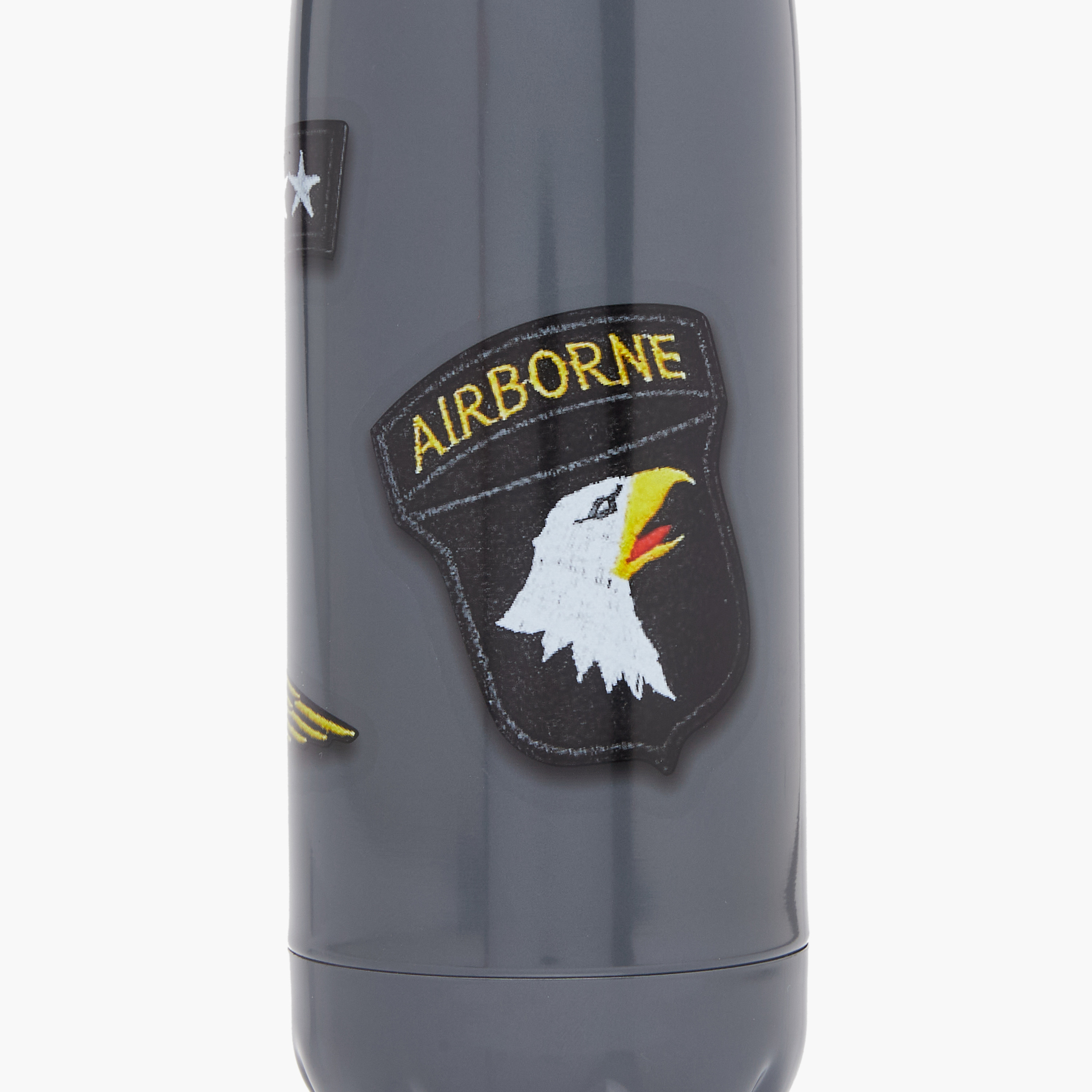 قارورة ماء ستانلس ستيل بغطاء مانع للتسريب وطبعات من جونيورز - 500 مل-school-waterbottles-image-1