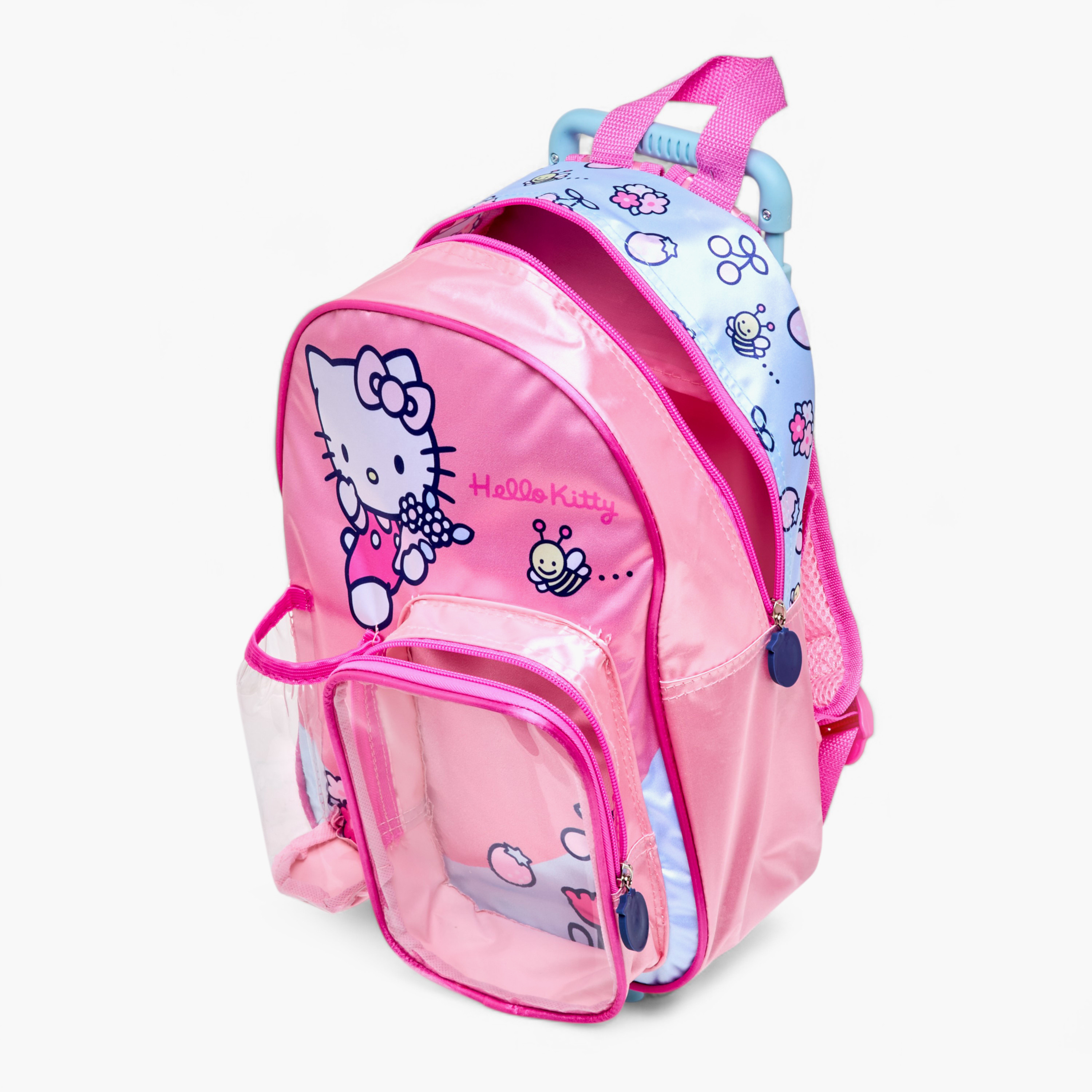 طقم شنطة ظهر ترولي 3 قطع بطبعات هالو كيتي - 13 بوصة-school-bagsandbackpacks-trolleybags-image-14