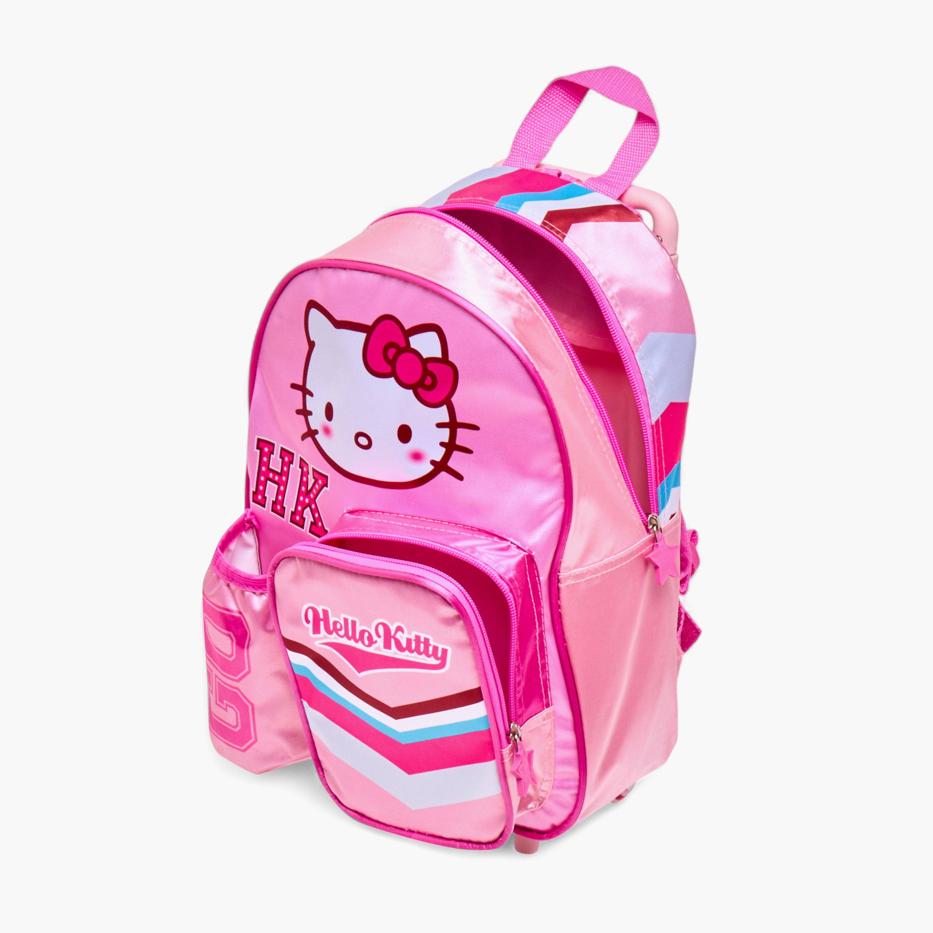 Hello Kitty Print 3-Piece Trolley Backpack Set - 13 inches-school-bagsandbackpacks-trolleybags-image-15