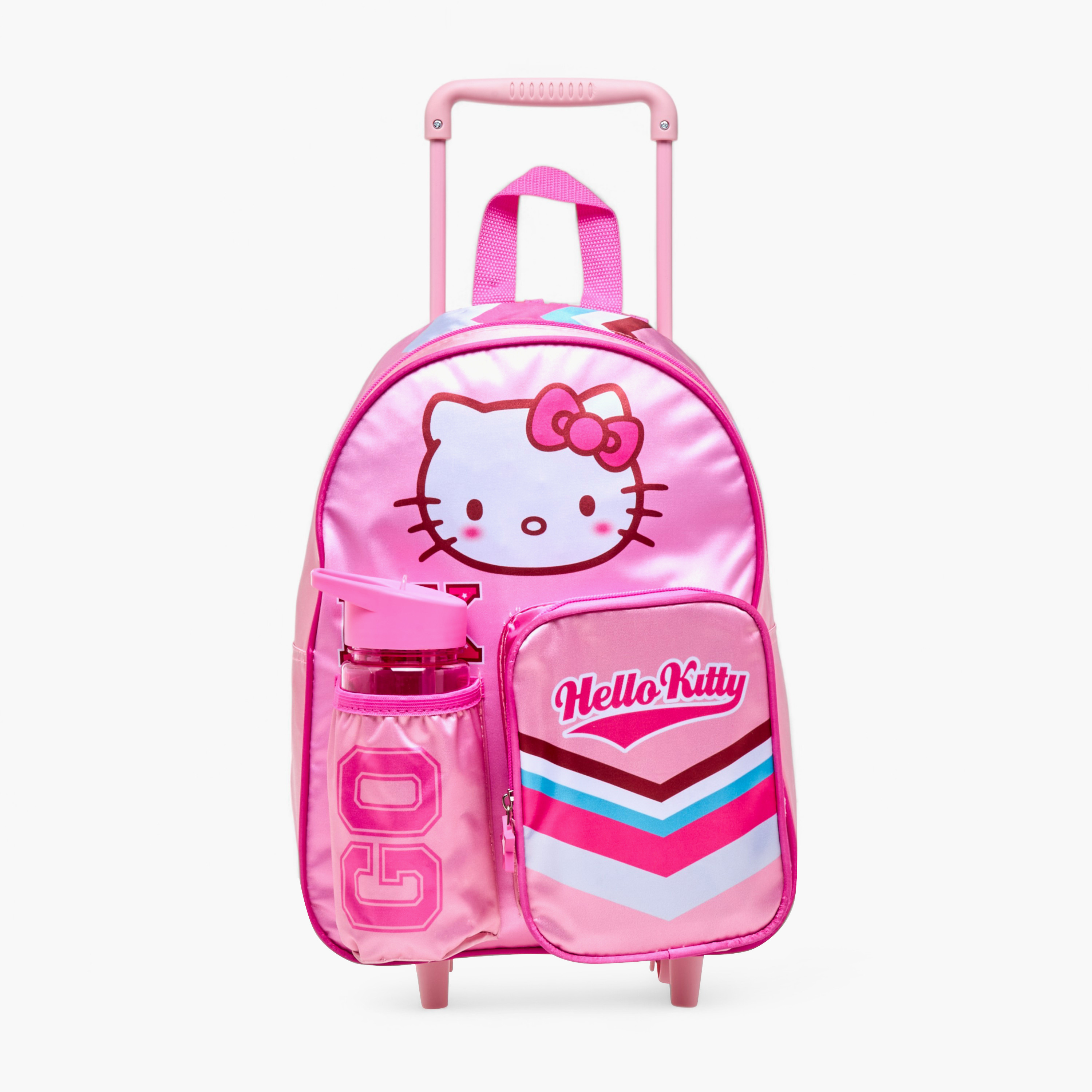 Hello Kitty Print 3-Piece Trolley Backpack Set - 13 inches-school-bagsandbackpacks-trolleybags-image-2