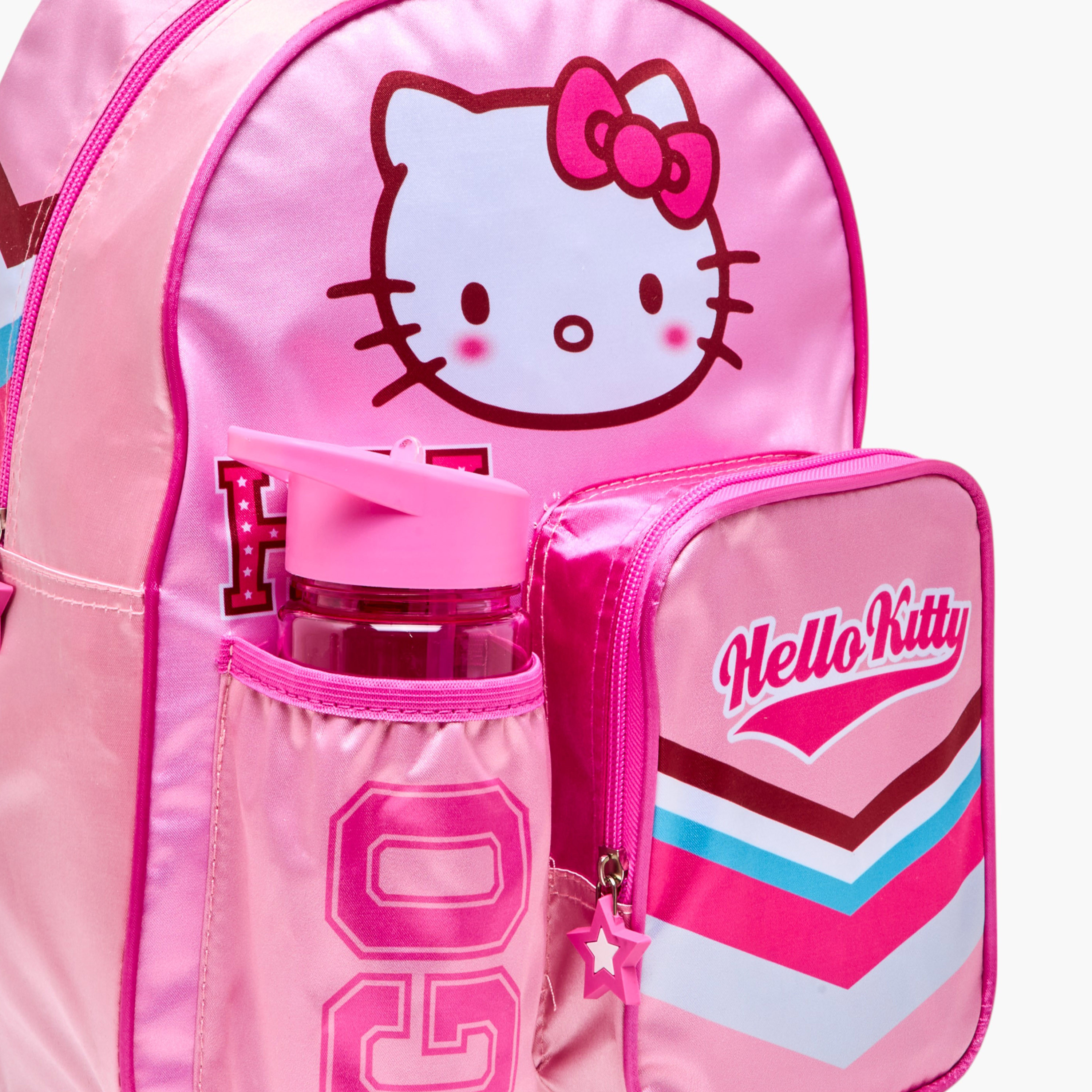Hello Kitty Print 3-Piece Trolley Backpack Set - 13 inches-school-bagsandbackpacks-trolleybags-image-8