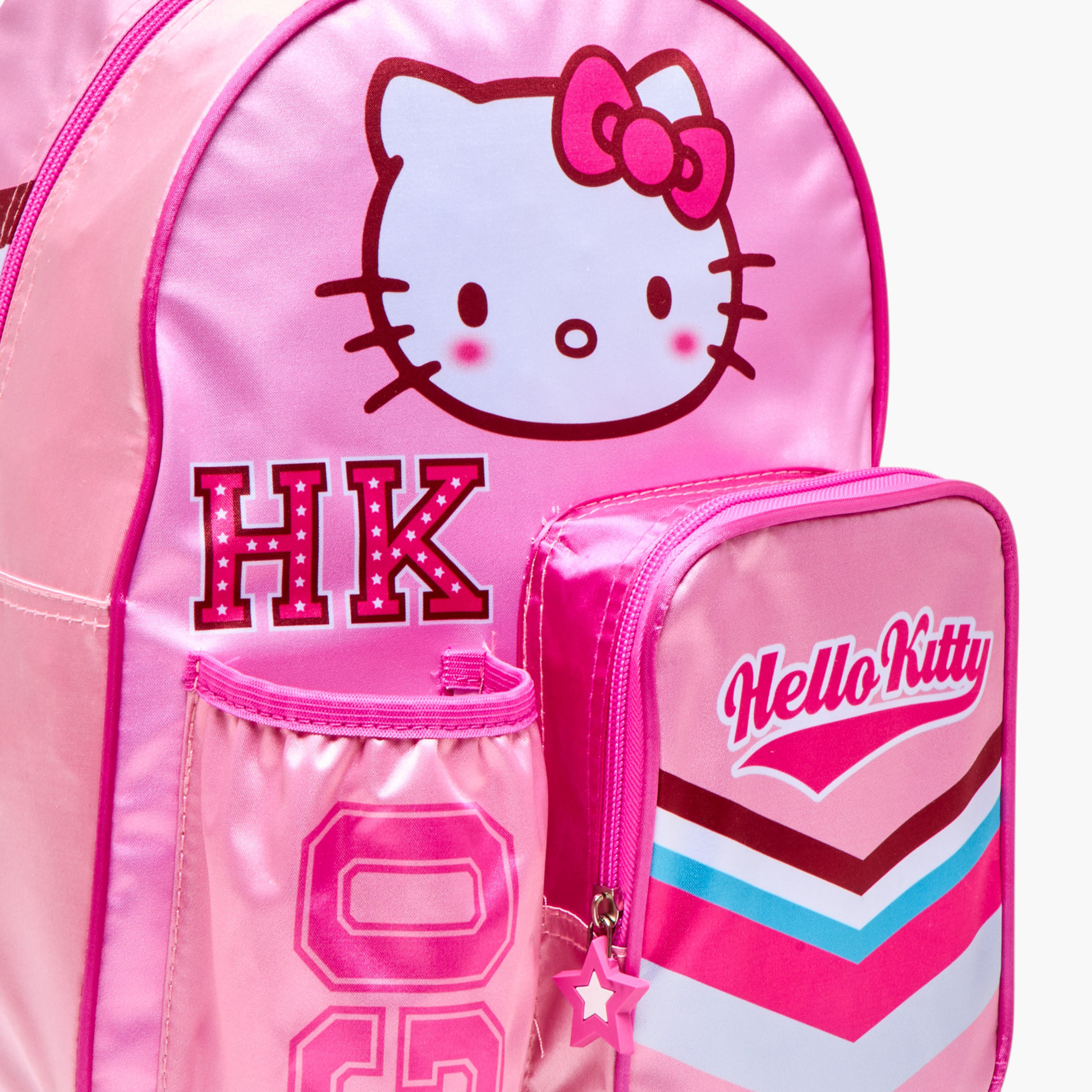 Hello Kitty Print 3-Piece Trolley Backpack Set - 13 inches-school-bagsandbackpacks-trolleybags-image-9