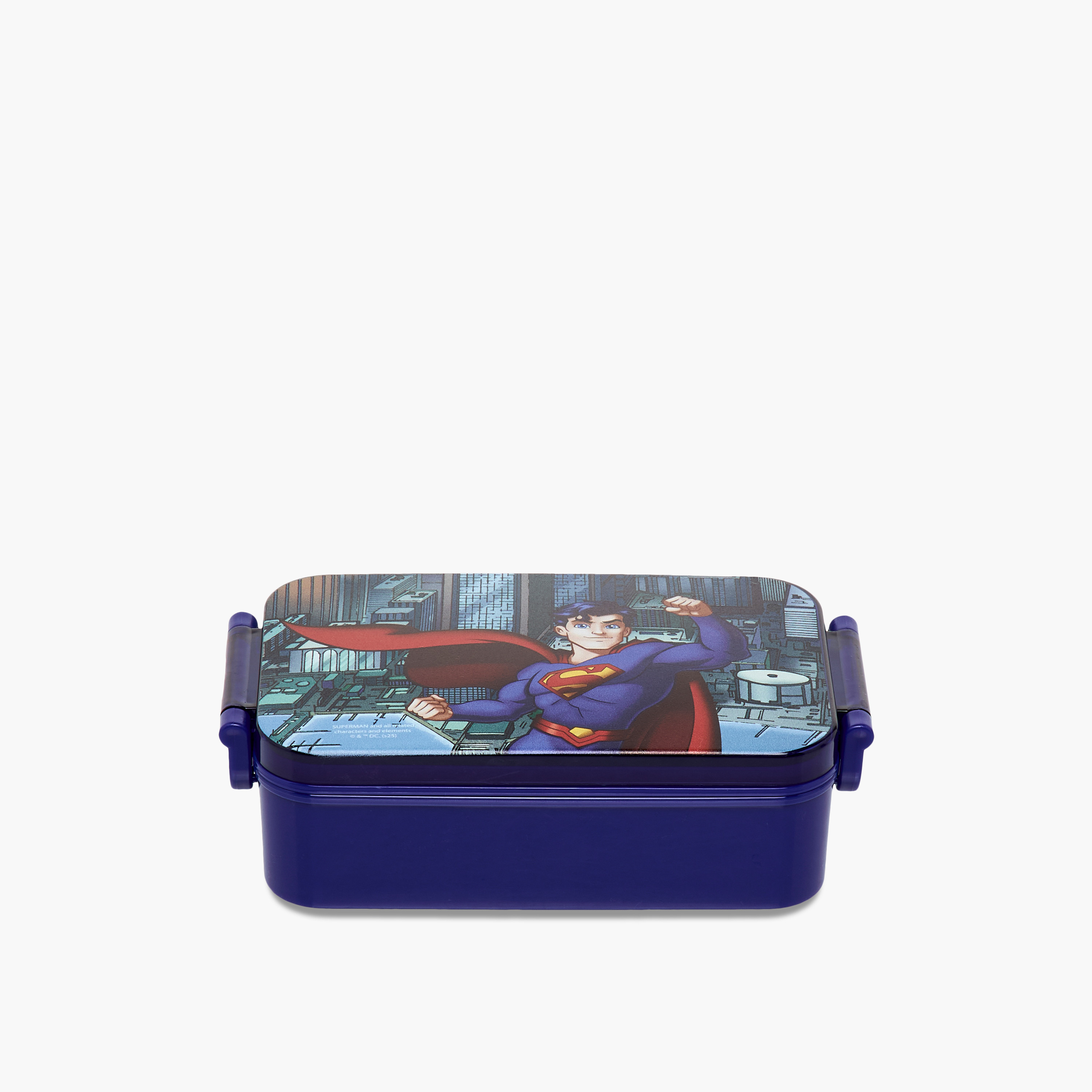 Superman Print Trolley Backpack with Retractable Handle and Zip Closure - 13 inches-school-bagsandbackpacks-trolleybags-image-18