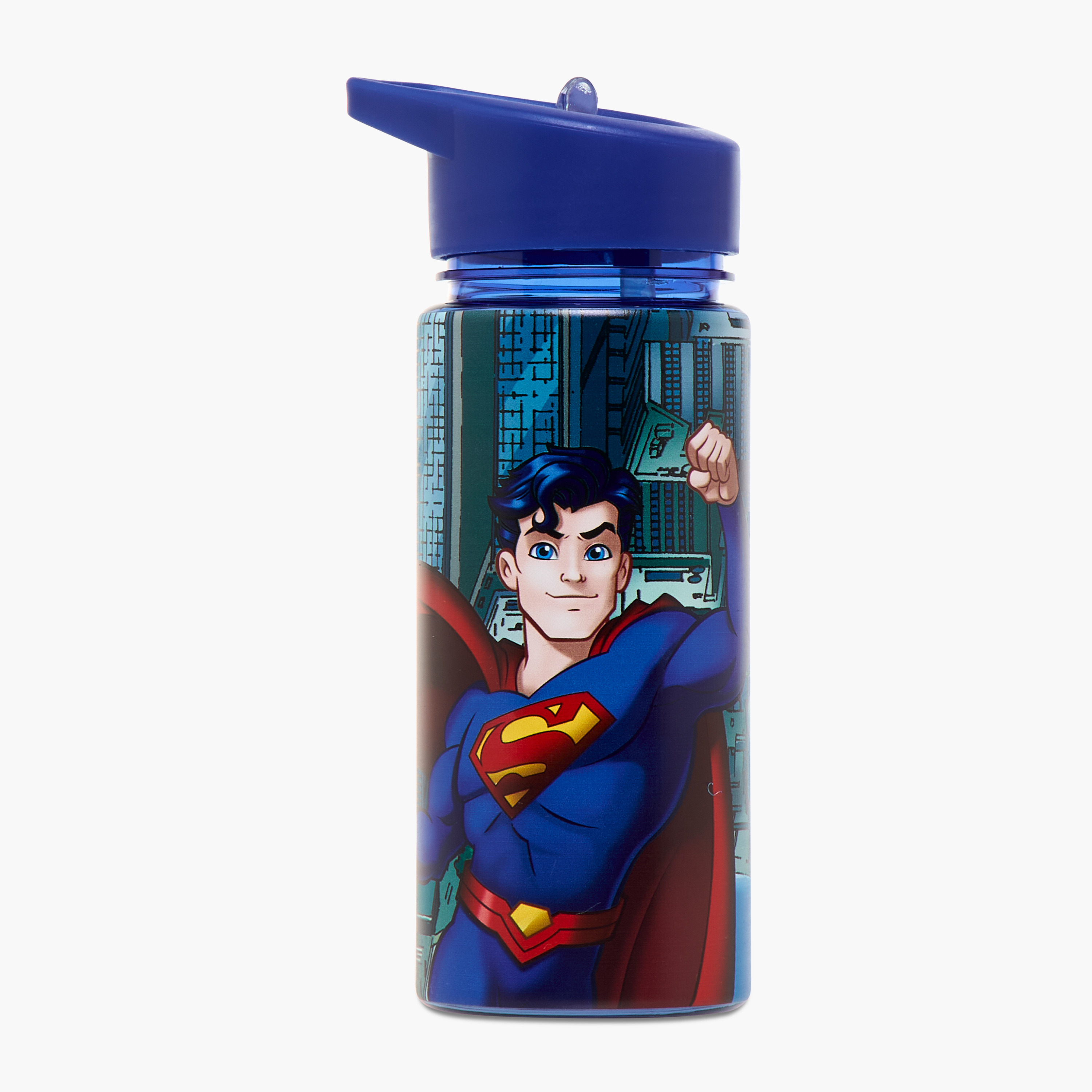 Superman Print Trolley Backpack with Retractable Handle and Zip Closure - 13 inches-school-bagsandbackpacks-trolleybags-image-21