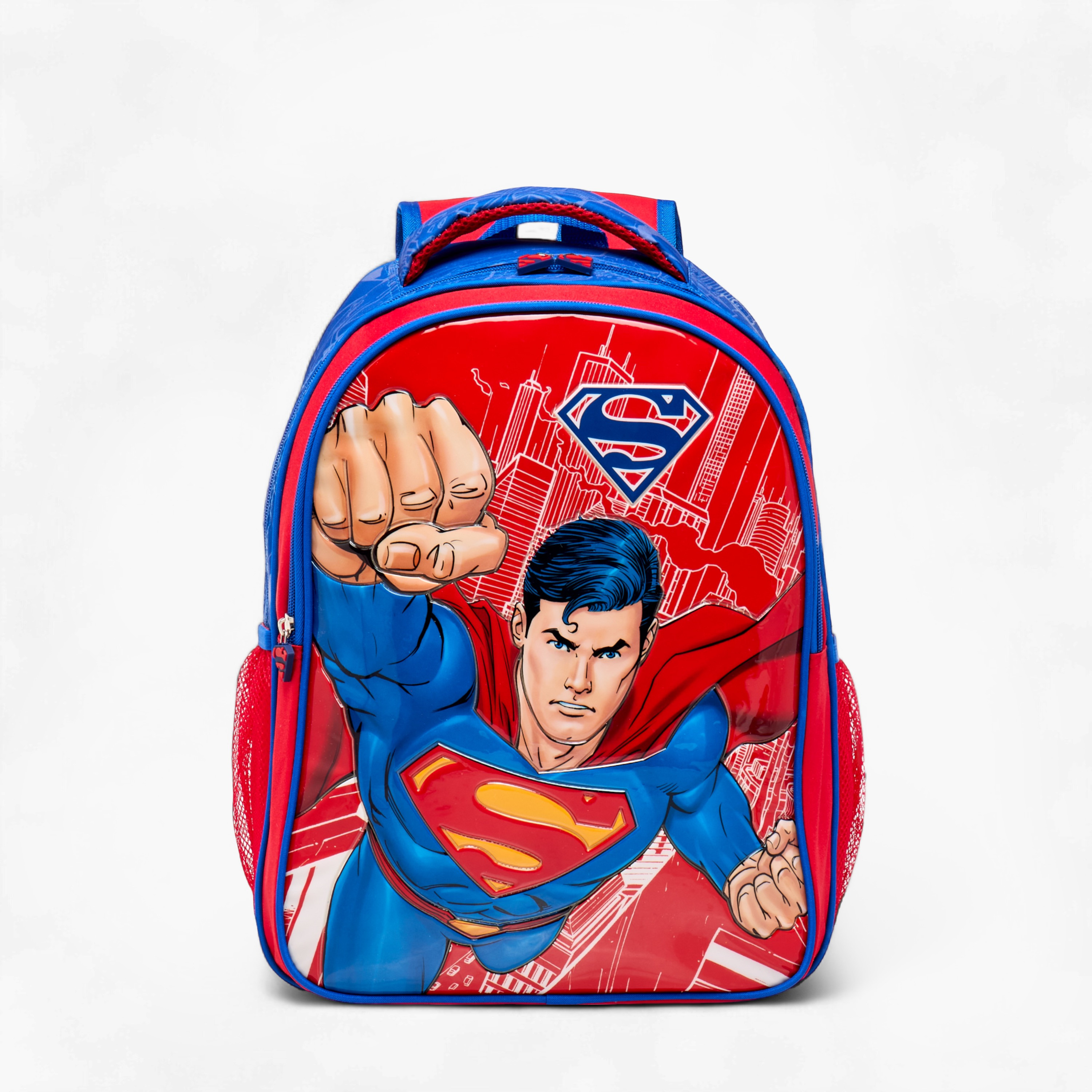 Superman Print 5-Piece Backpack Set -16 inches-school-bagsandbackpacks-sets-image-2