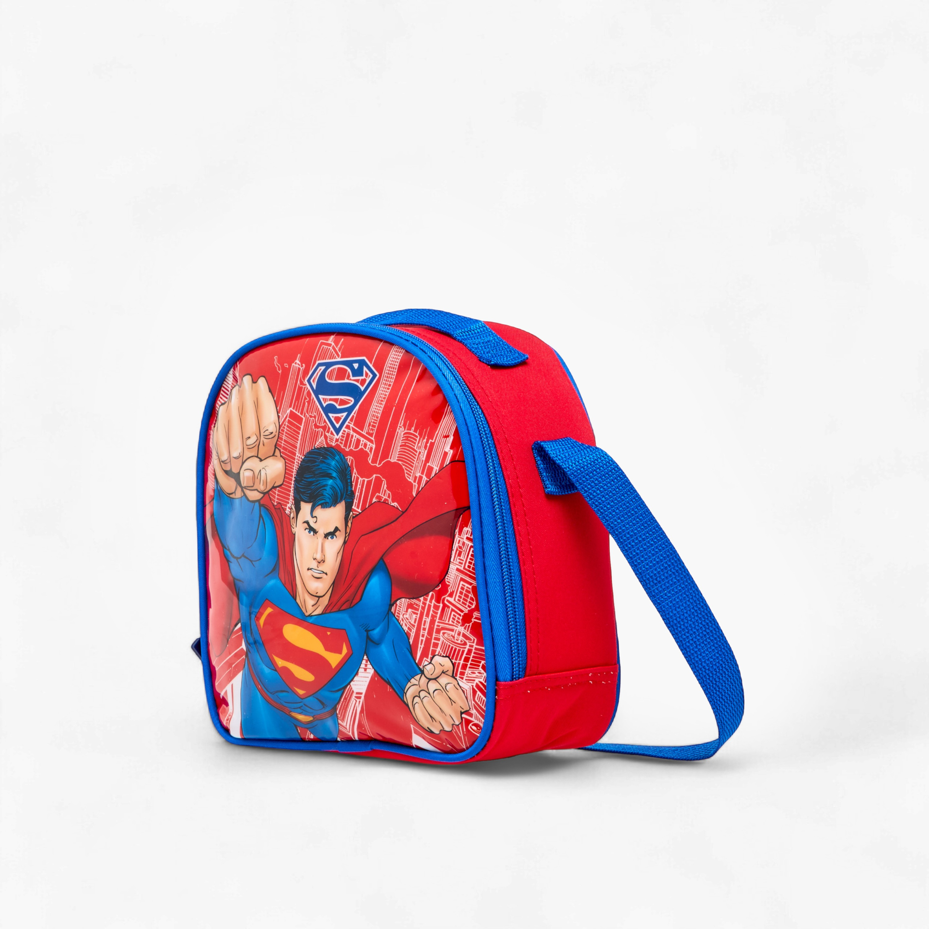 Superman Print 5-Piece Backpack Set -16 inches-school-bagsandbackpacks-sets-image-20
