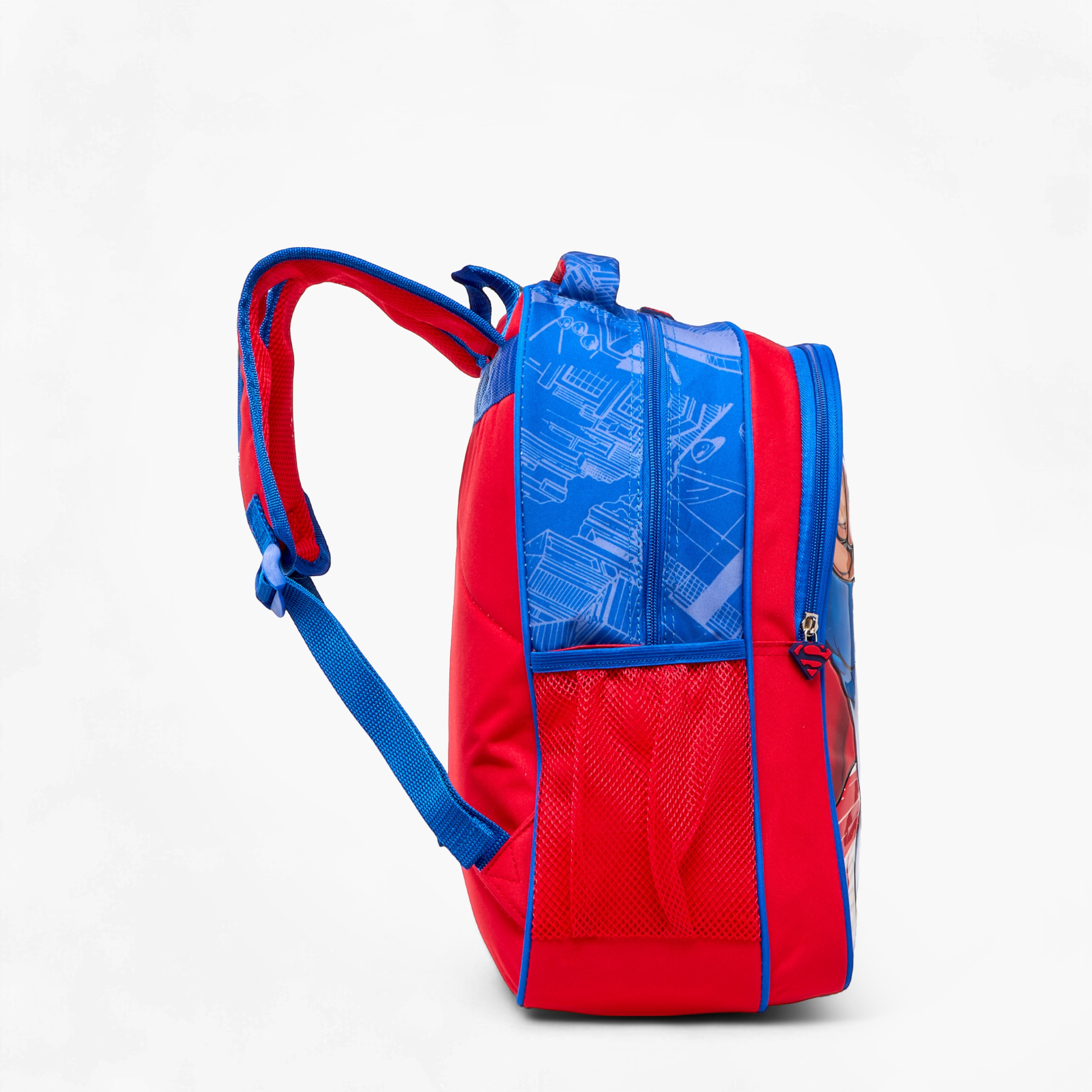 Superman Print 5-Piece Backpack Set -16 inches-school-bagsandbackpacks-sets-image-4