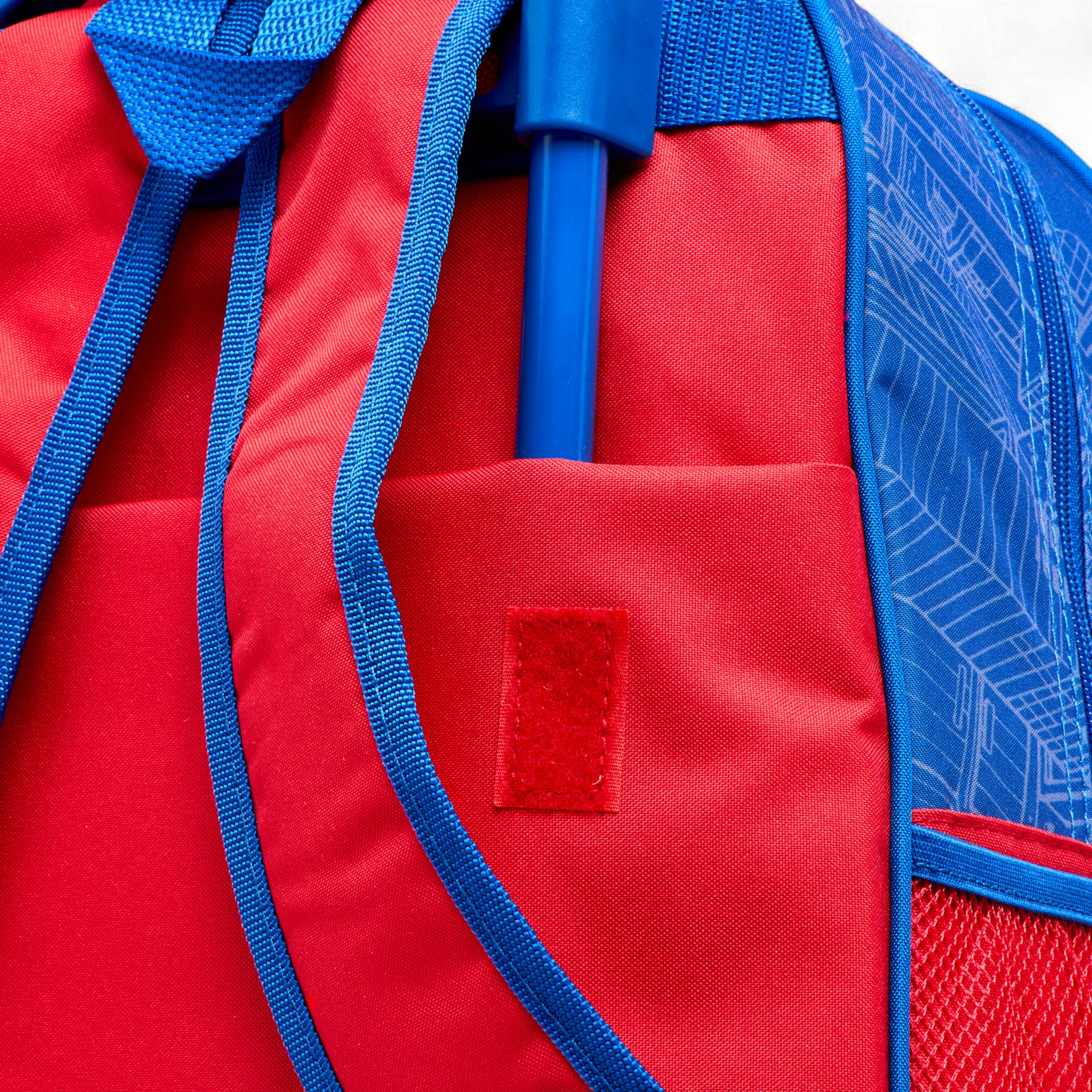 Superman Print 5-Piece Trolley Backpack Set -16 inches-school-bagsandbackpacks-trolleybags-image-12