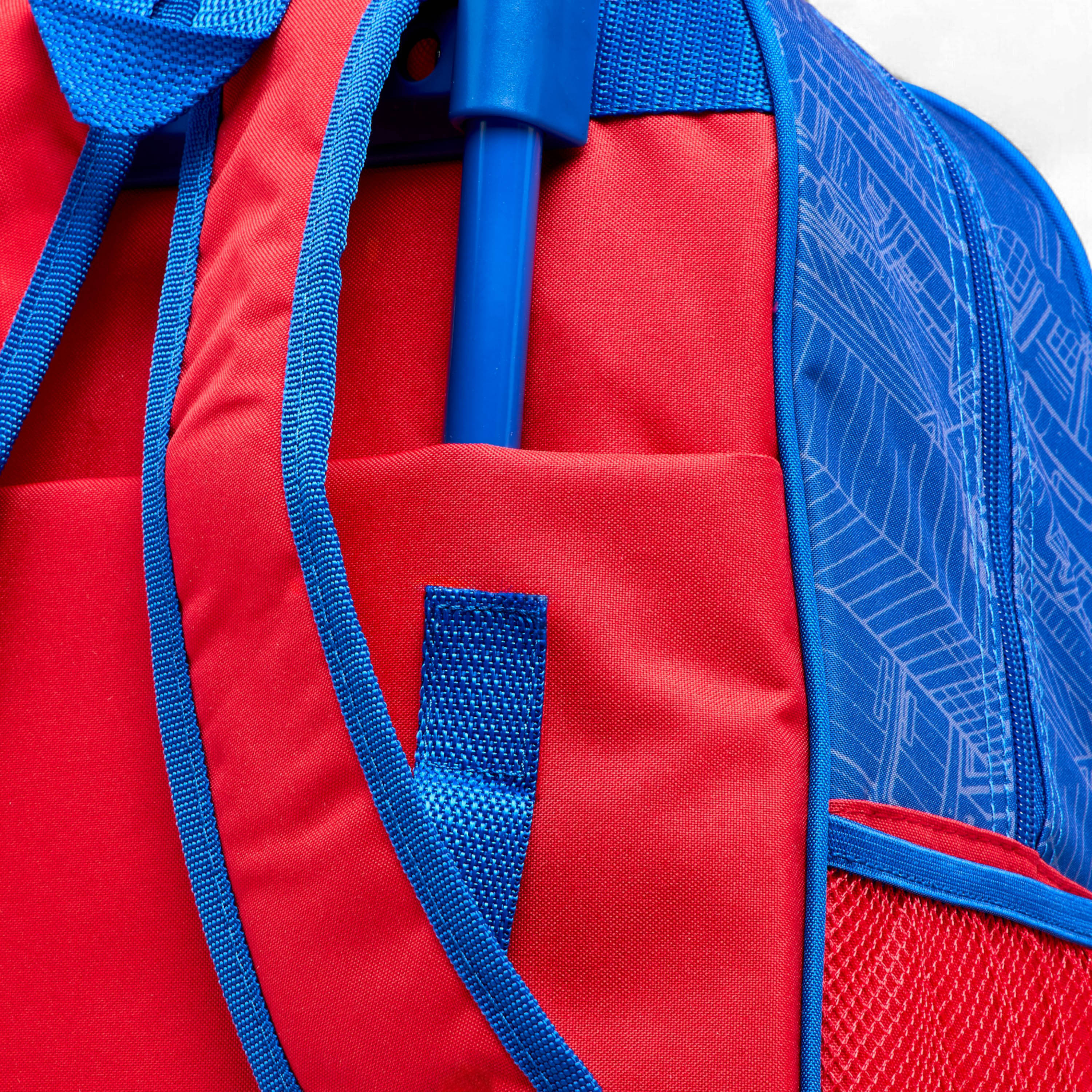 Superman Print 5-Piece Trolley Backpack Set -16 inches-school-bagsandbackpacks-trolleybags-image-13