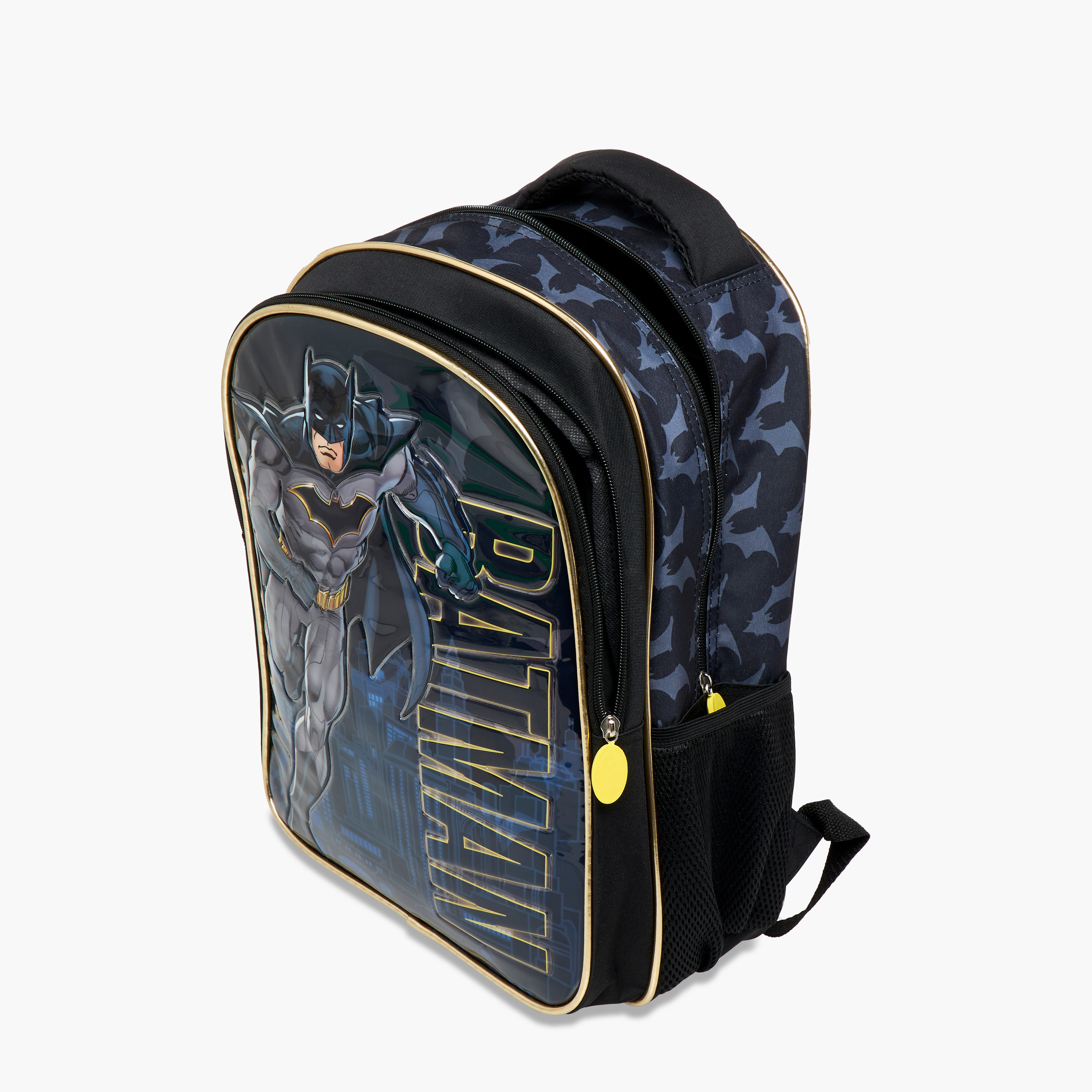Batman Print 5-Piece Backpack Set - 16 inches-school-bagsandbackpacks-sets-image-11