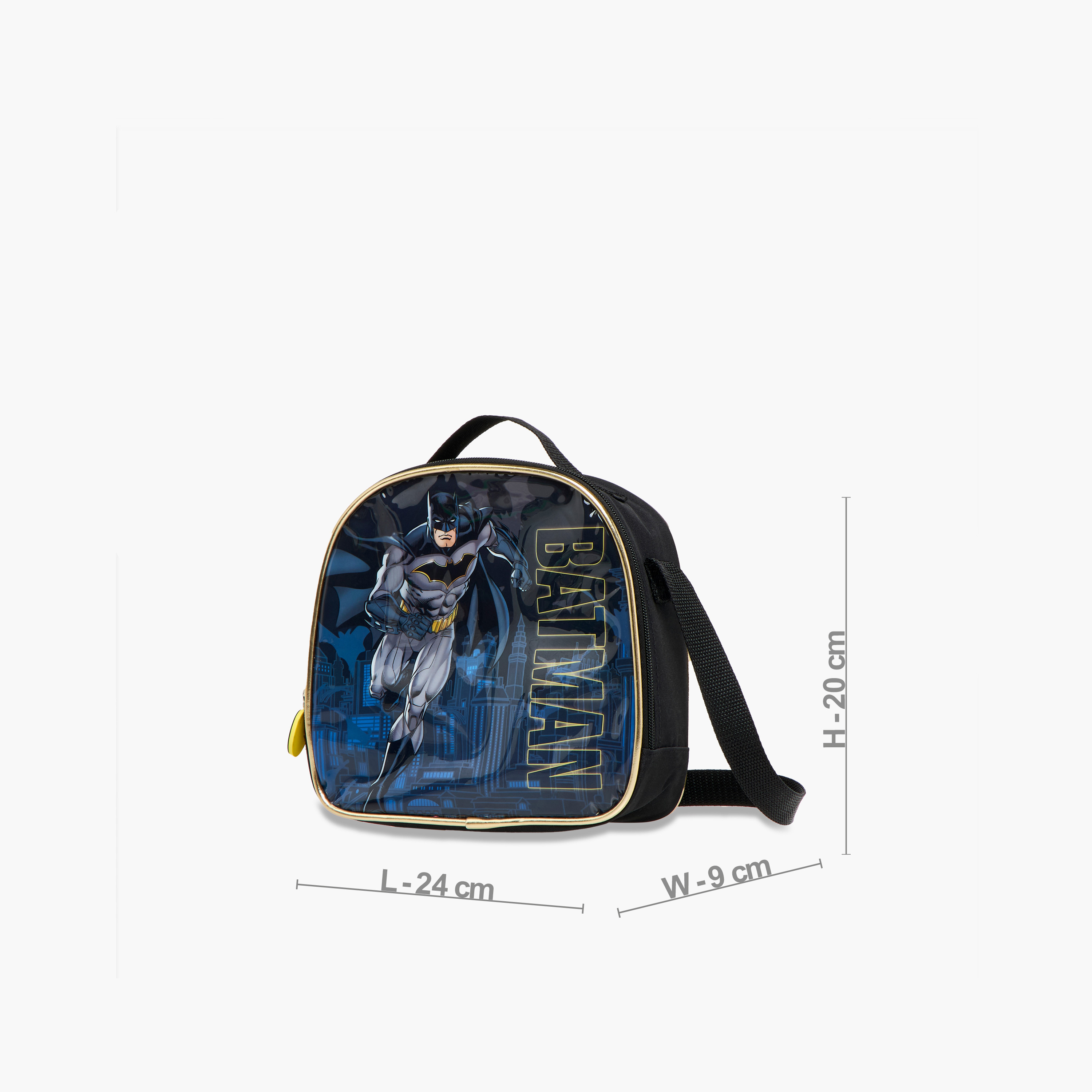 Batman Print 5-Piece Backpack Set - 16 inches-school-bagsandbackpacks-sets-image-14