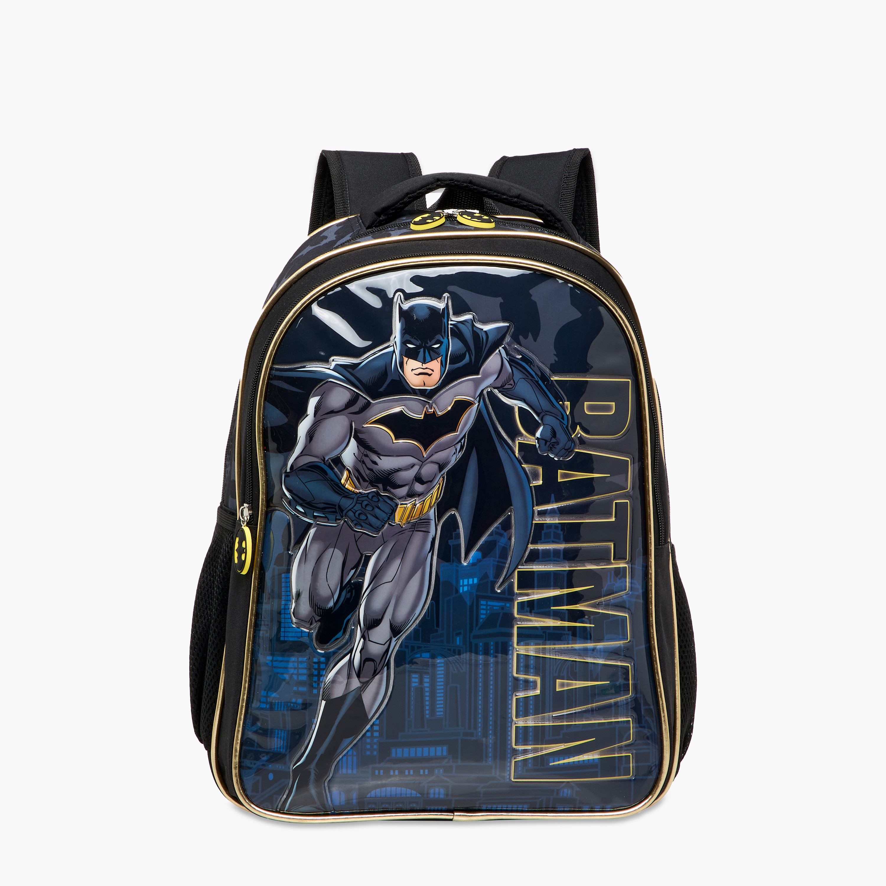 Batman Print 5-Piece Backpack Set - 16 inches-school-bagsandbackpacks-sets-image-2