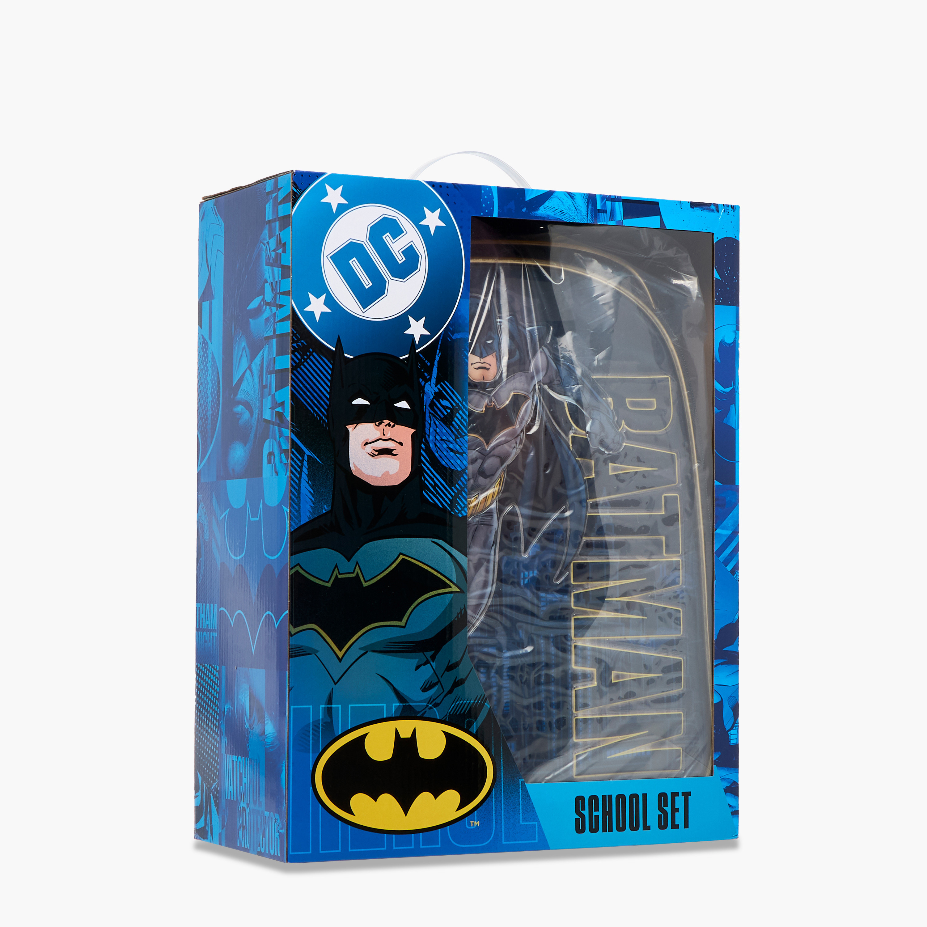 Batman Print 5-Piece Backpack Set - 16 inches-school-bagsandbackpacks-sets-image-25