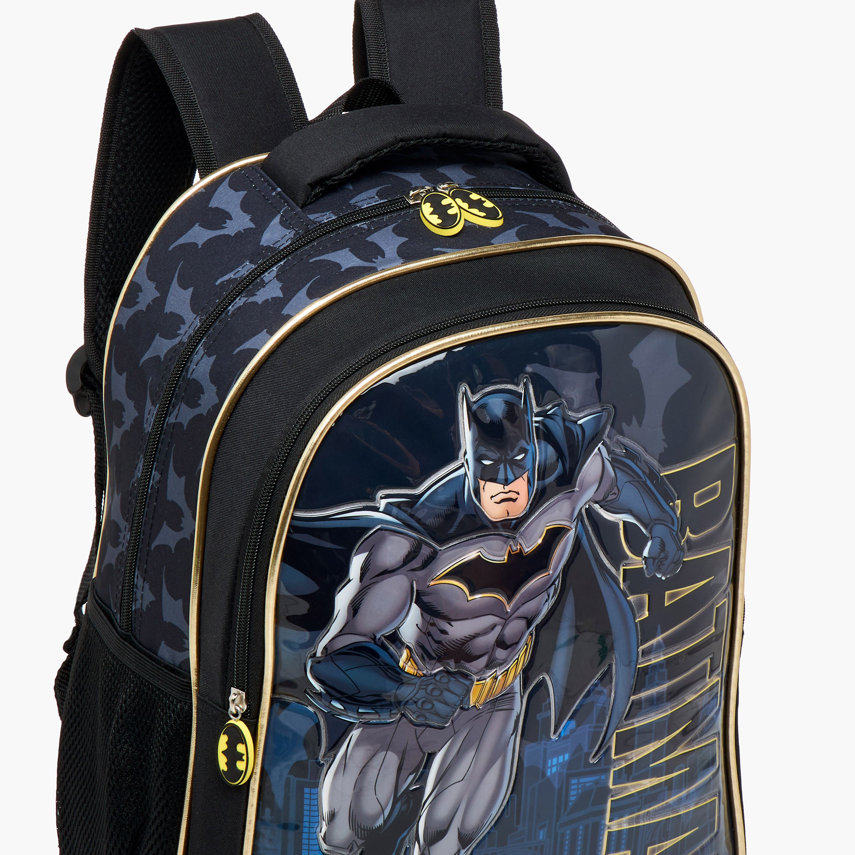 Batman Print 5-Piece Backpack Set - 16 inches-school-bagsandbackpacks-sets-image-6