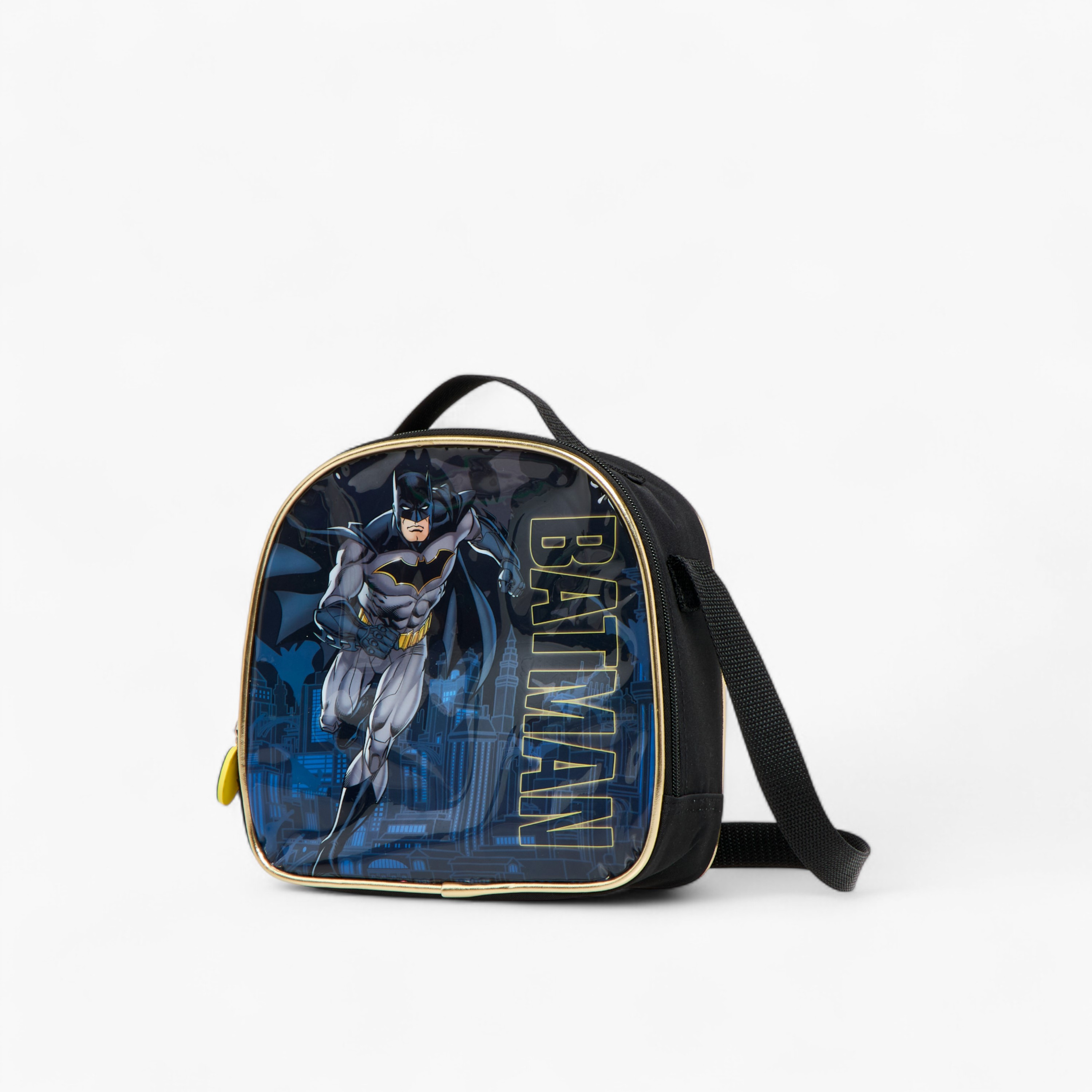 Batman Print 5-Piece Trolley Backpack Set -16 inches-school-bagsandbackpacks-trolleybags-image-19