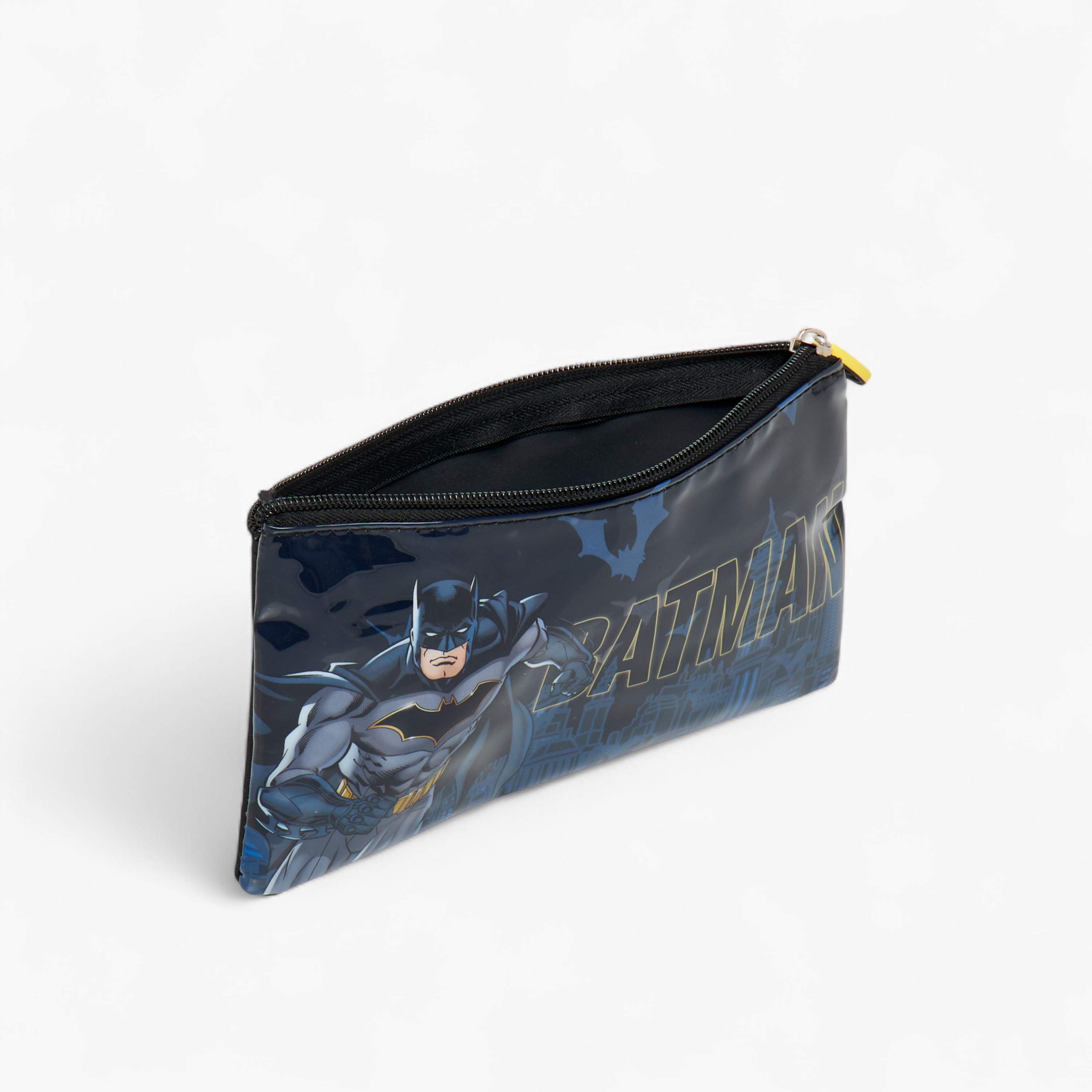 Batman Print 5-Piece Trolley Backpack Set -16 inches-school-bagsandbackpacks-trolleybags-image-22