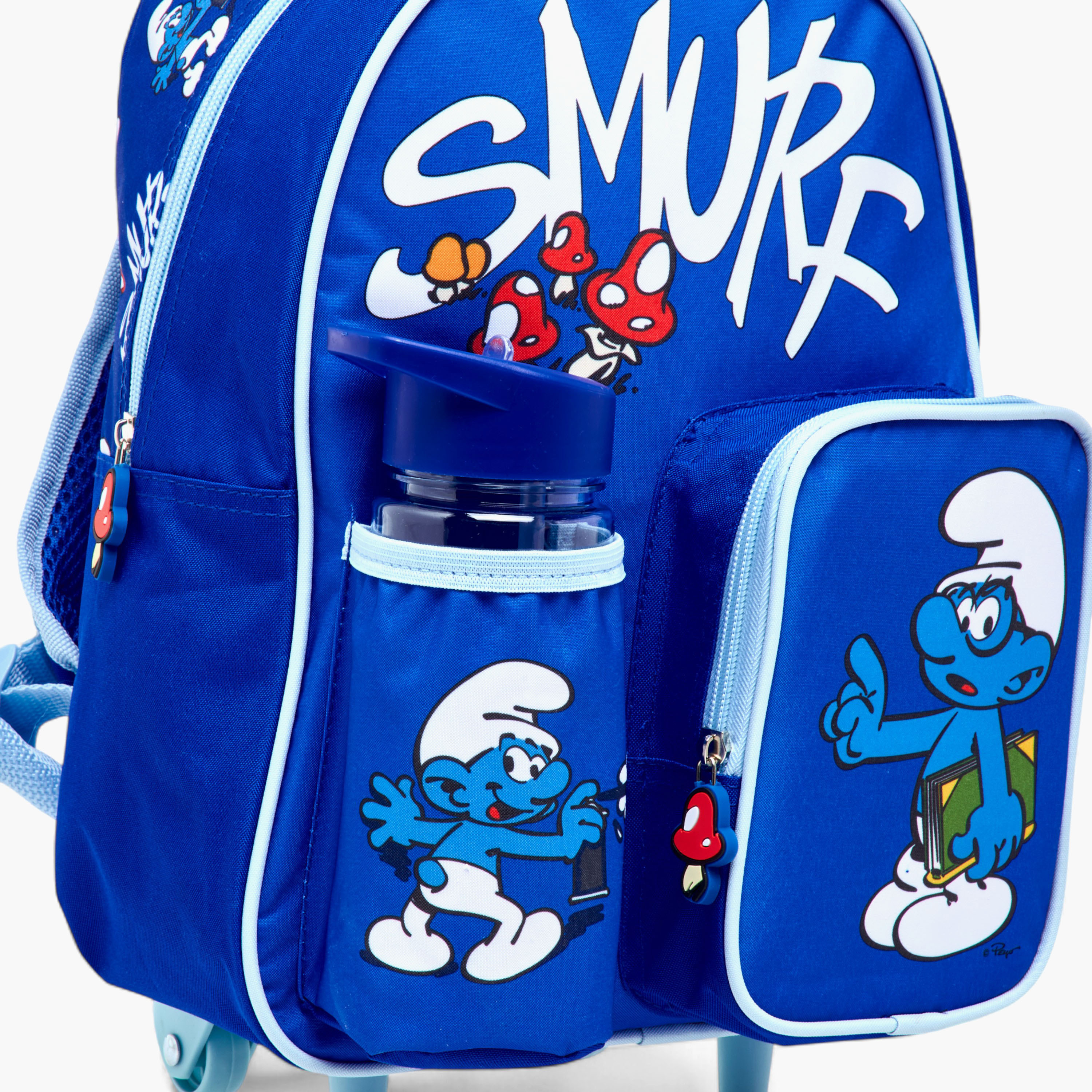 IMPS Smurf Print 3-Piece Trolley Backpack Set - 13 inches-school-bagsandbackpacks-sets-image-11
