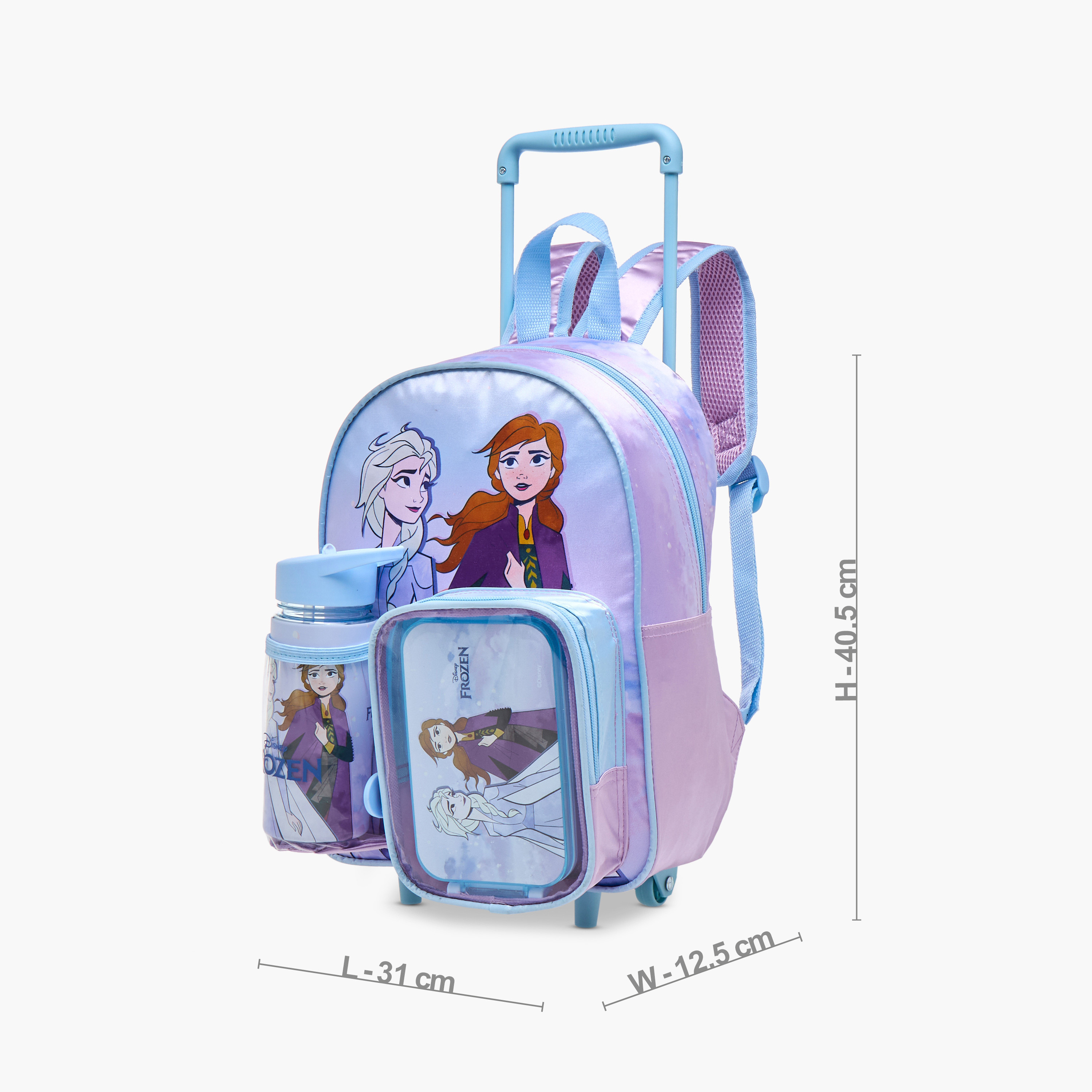 Disney Frozen Trolley Bag for Girls 5-8 Years with Retractable Handle -school-bagsandbackpacks-trolleybags-image-5