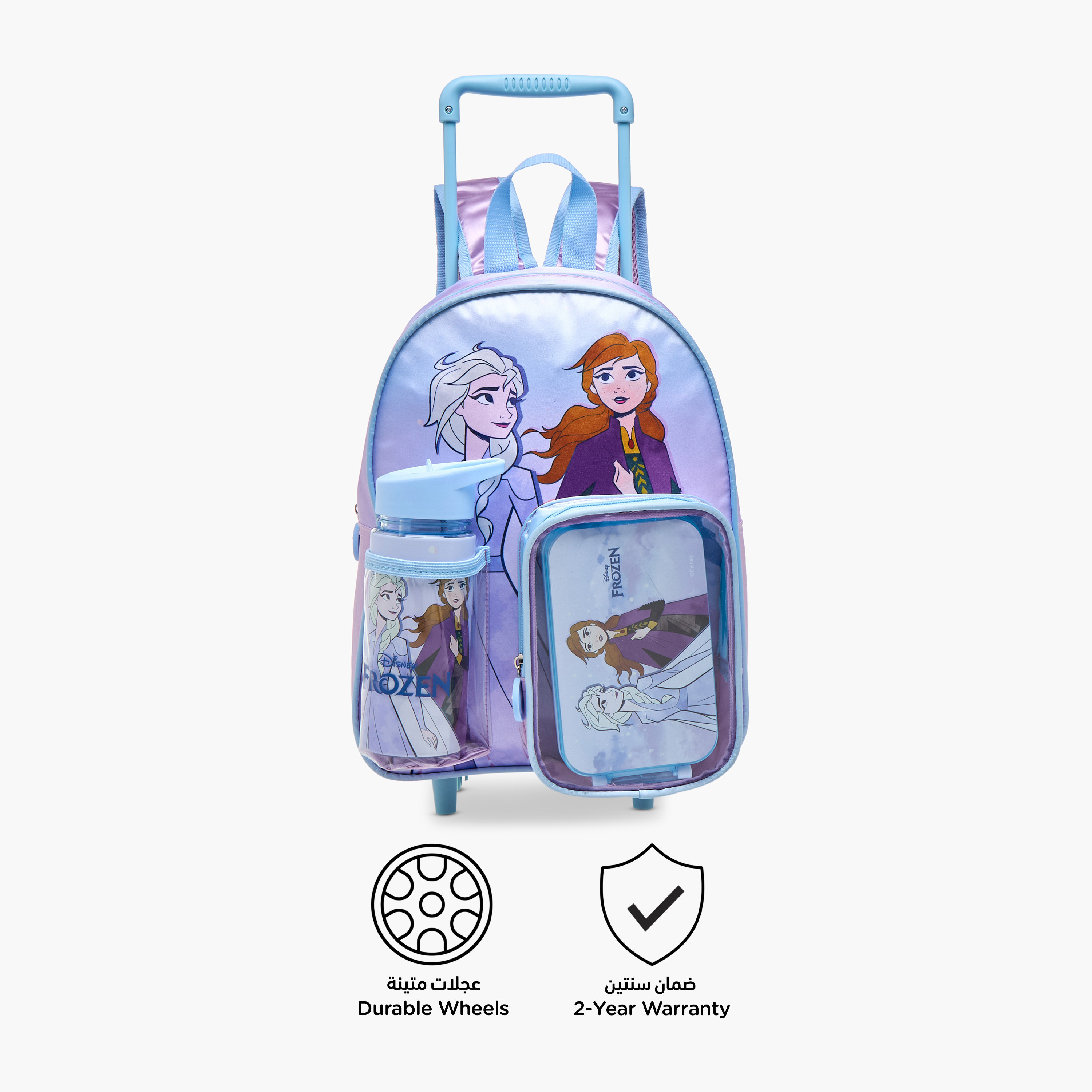 Disney Frozen Trolley Bag for Girls 5-8 Years with Retractable Handle -school-bagsandbackpacks-trolleybags-image-7