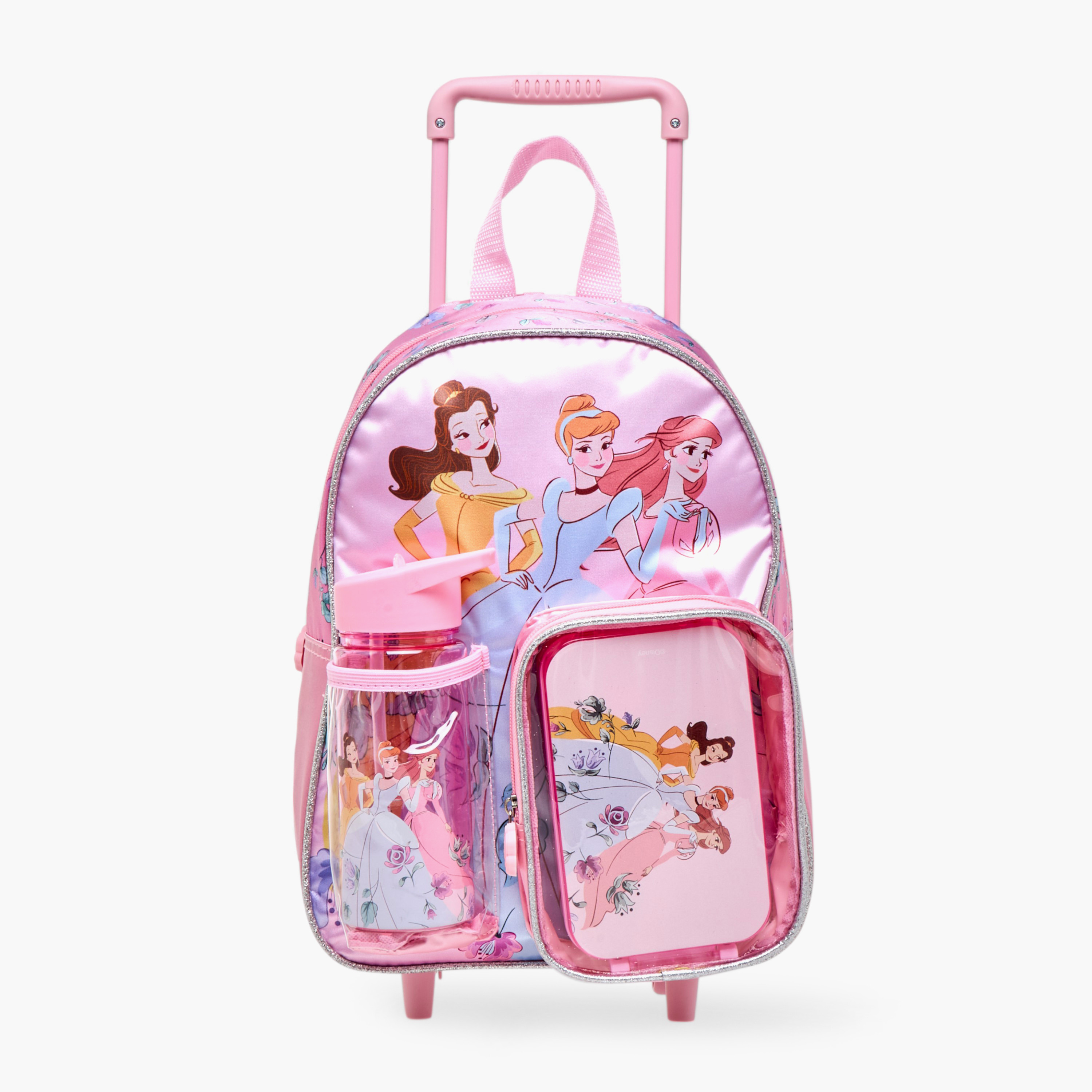 طقم شنطة ظهر ترولي 3 قطع بطبعات برينسس من ديزني - 13 بوصة-school-bagsandbackpacks-trolleybags-image-4