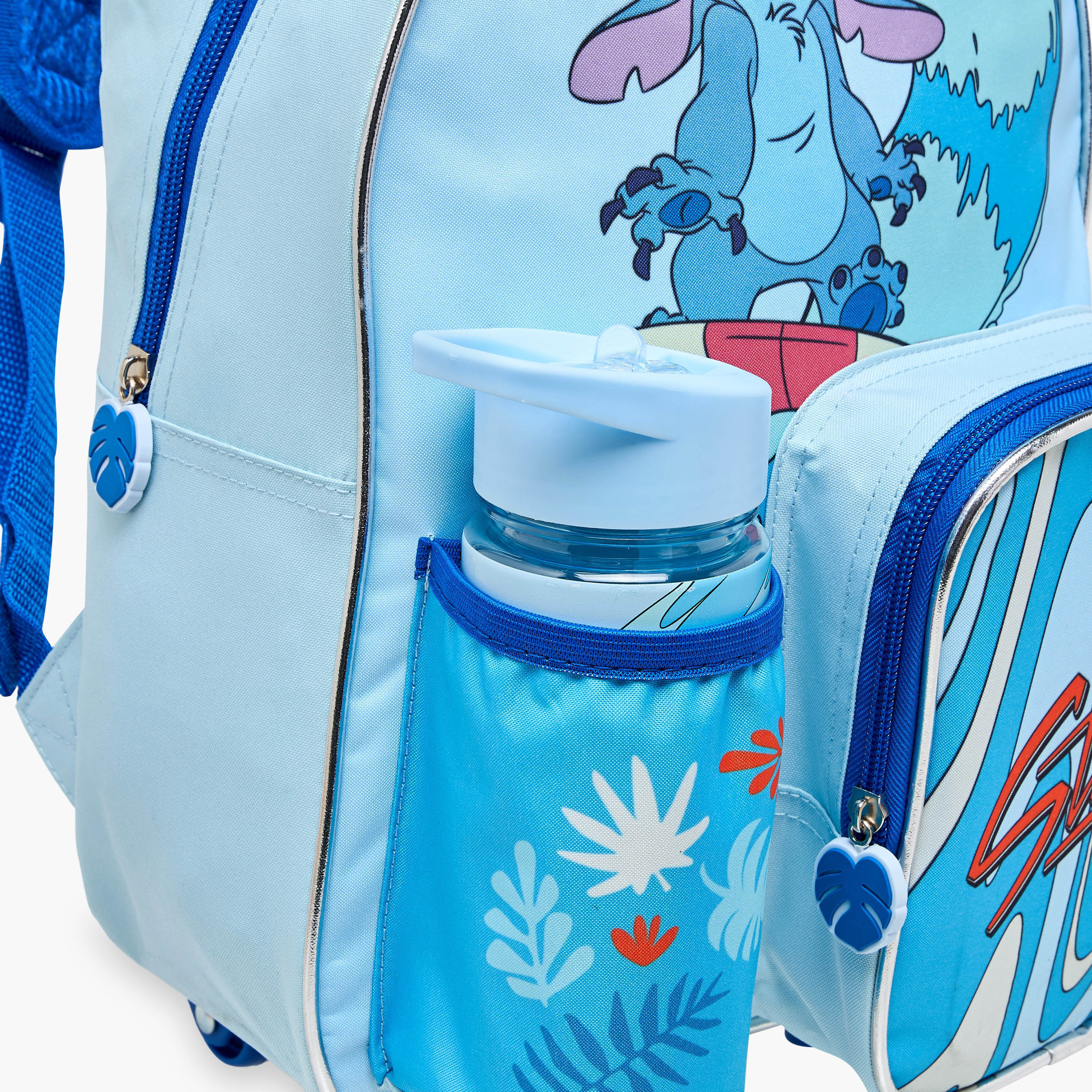 Disney Stitch Trolley Bag for Boys 5-8 Years with Retractable Handle -school-bagsandbackpacks-trolleybags-image-11