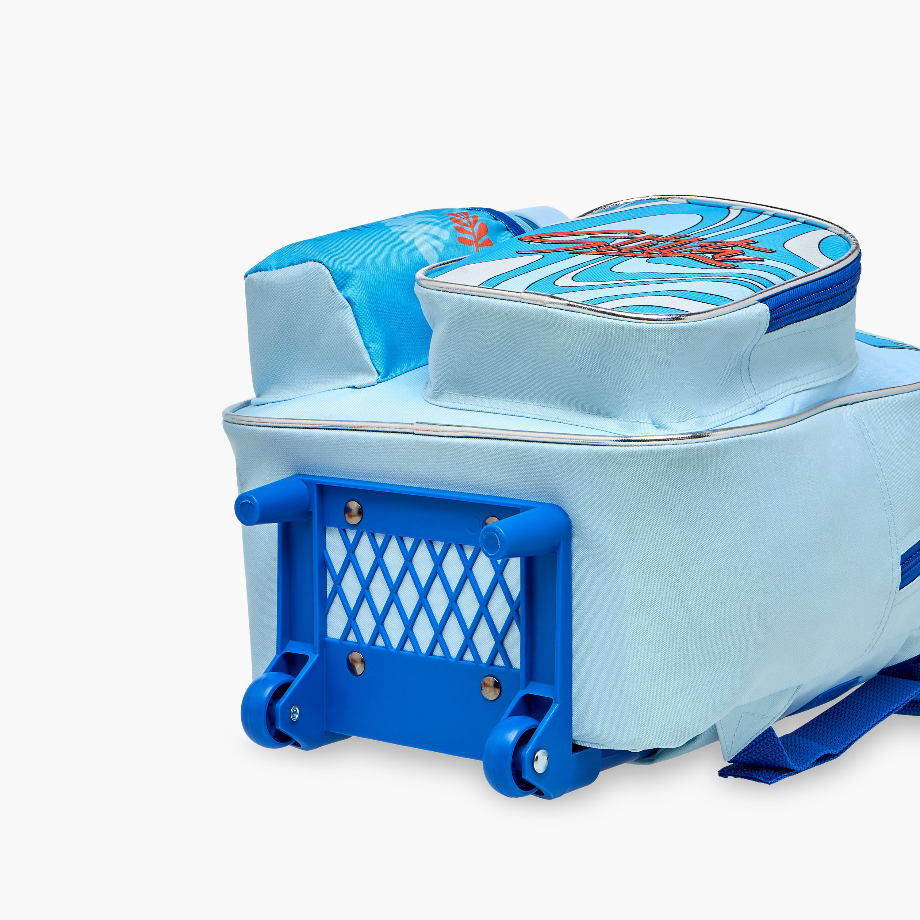 Disney Stitch Trolley Bag for Boys 5-8 Years with Retractable Handle -school-bagsandbackpacks-trolleybags-image-14