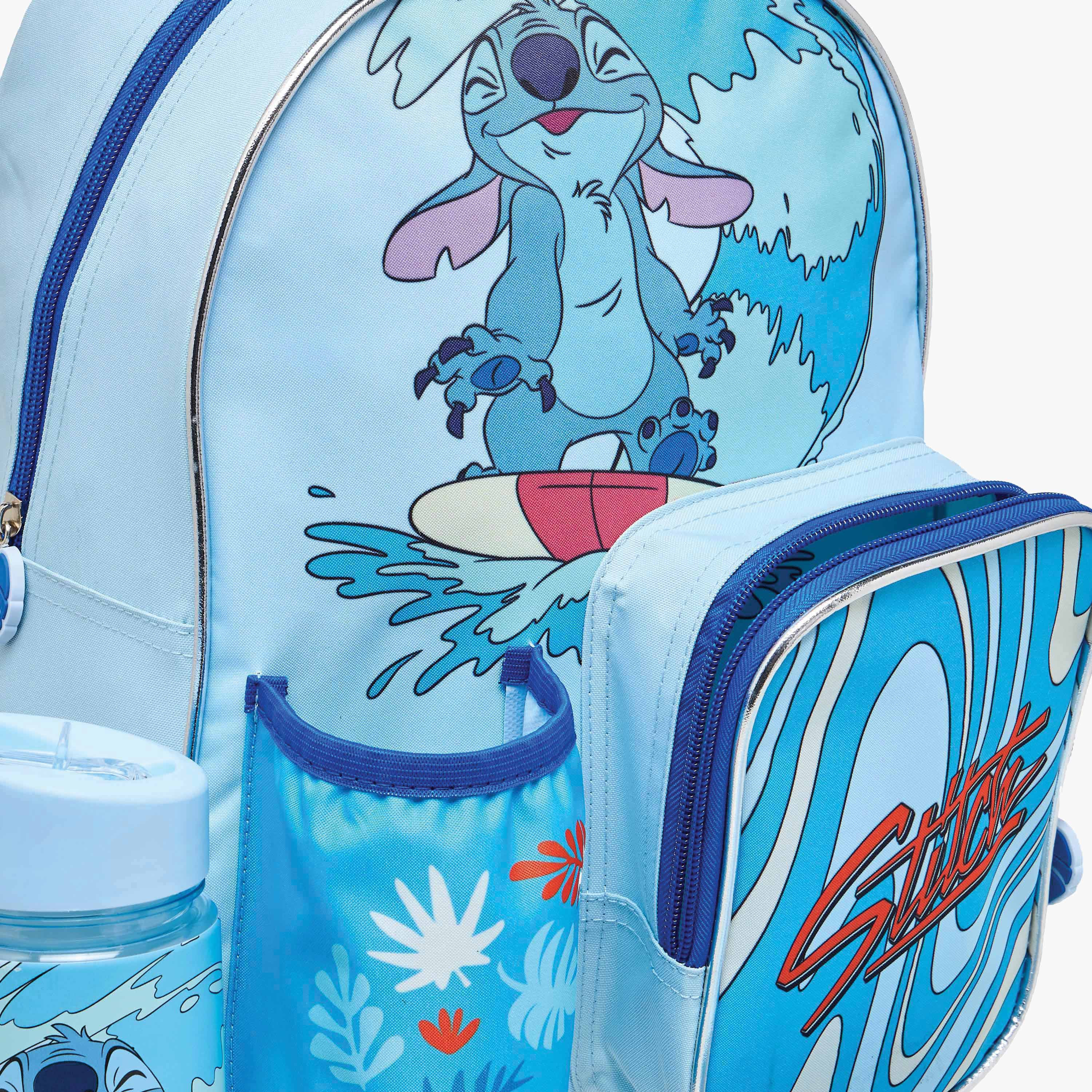 Disney Stitch Trolley Bag for Boys 5-8 Years with Retractable Handle -school-bagsandbackpacks-trolleybags-image-15