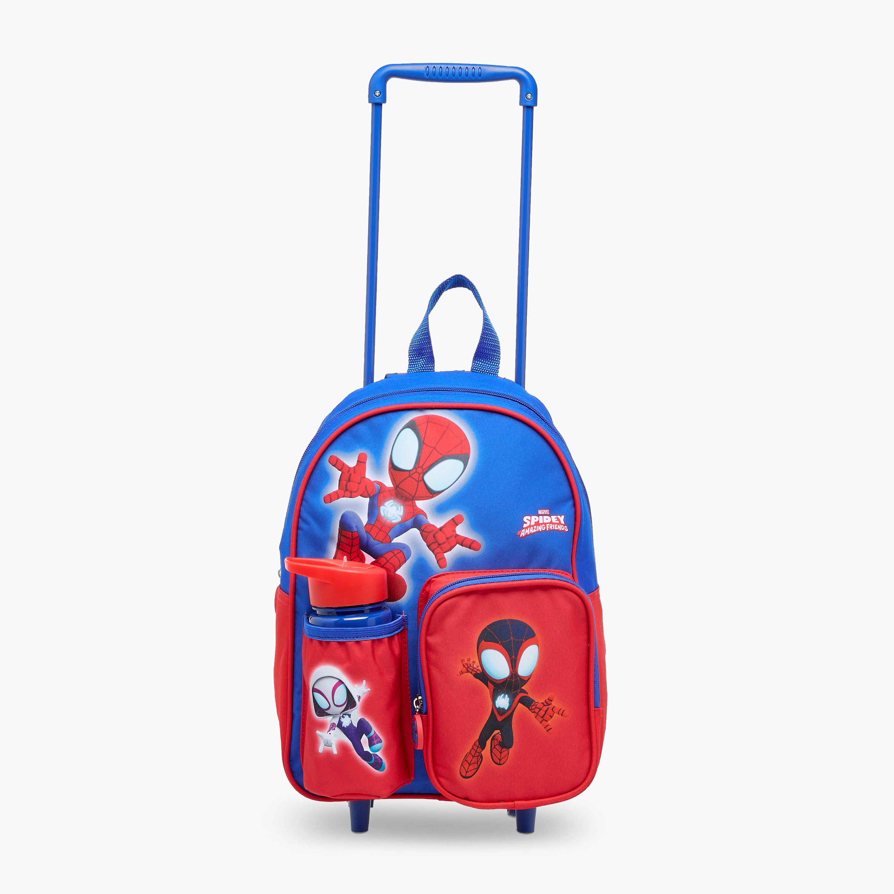Marvel Spider-Man 3-Piece School Trolley Bag Set for Boys 5-8 Years with Lunch Bag and Pencil Pouch -school-bagsandbackpacks-trolleybags-image-8