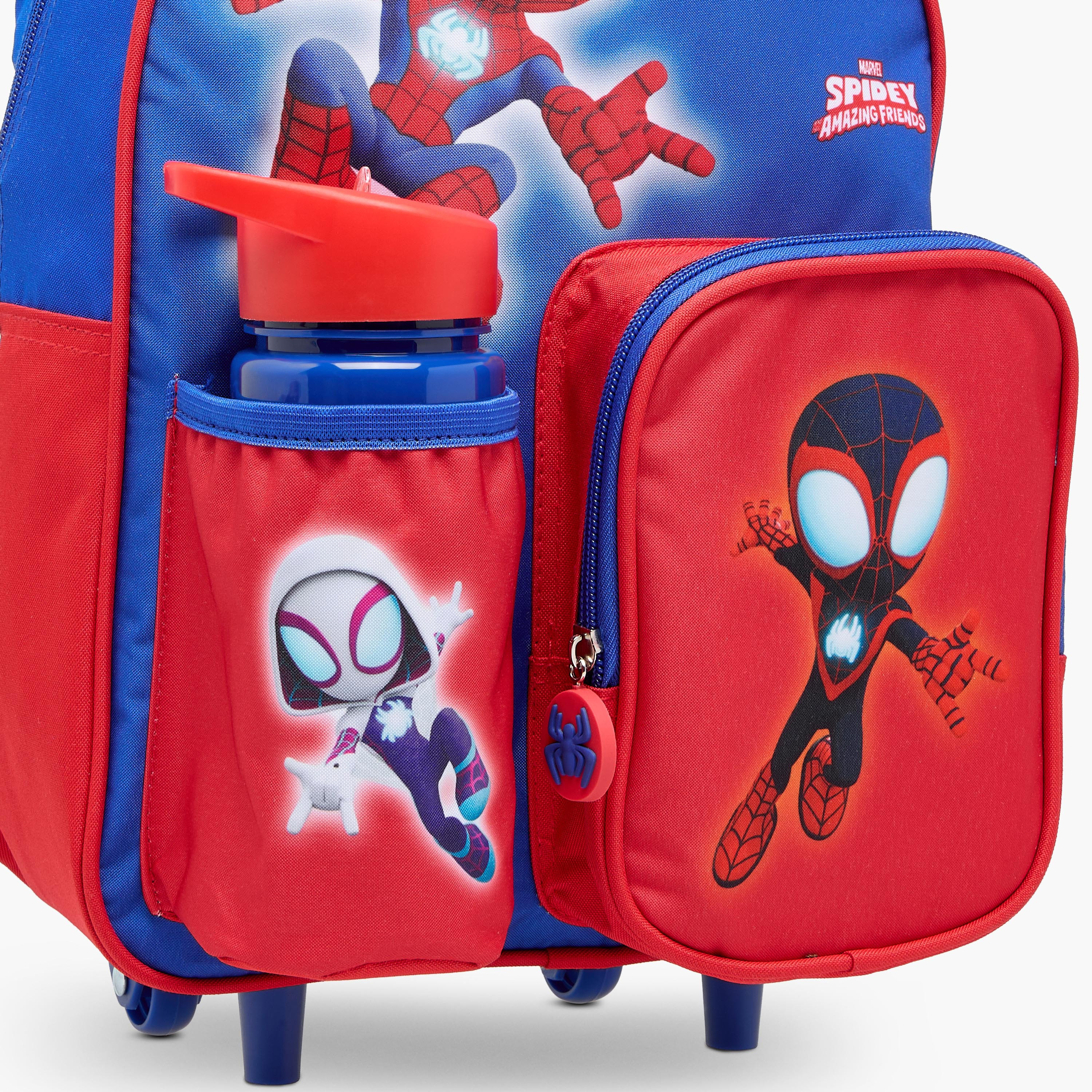 Marvel Spider-Man 3-Piece School Trolley Bag Set for Boys 5-8 Years with Lunch Bag and Pencil Pouch -school-bagsandbackpacks-trolleybags-image-9