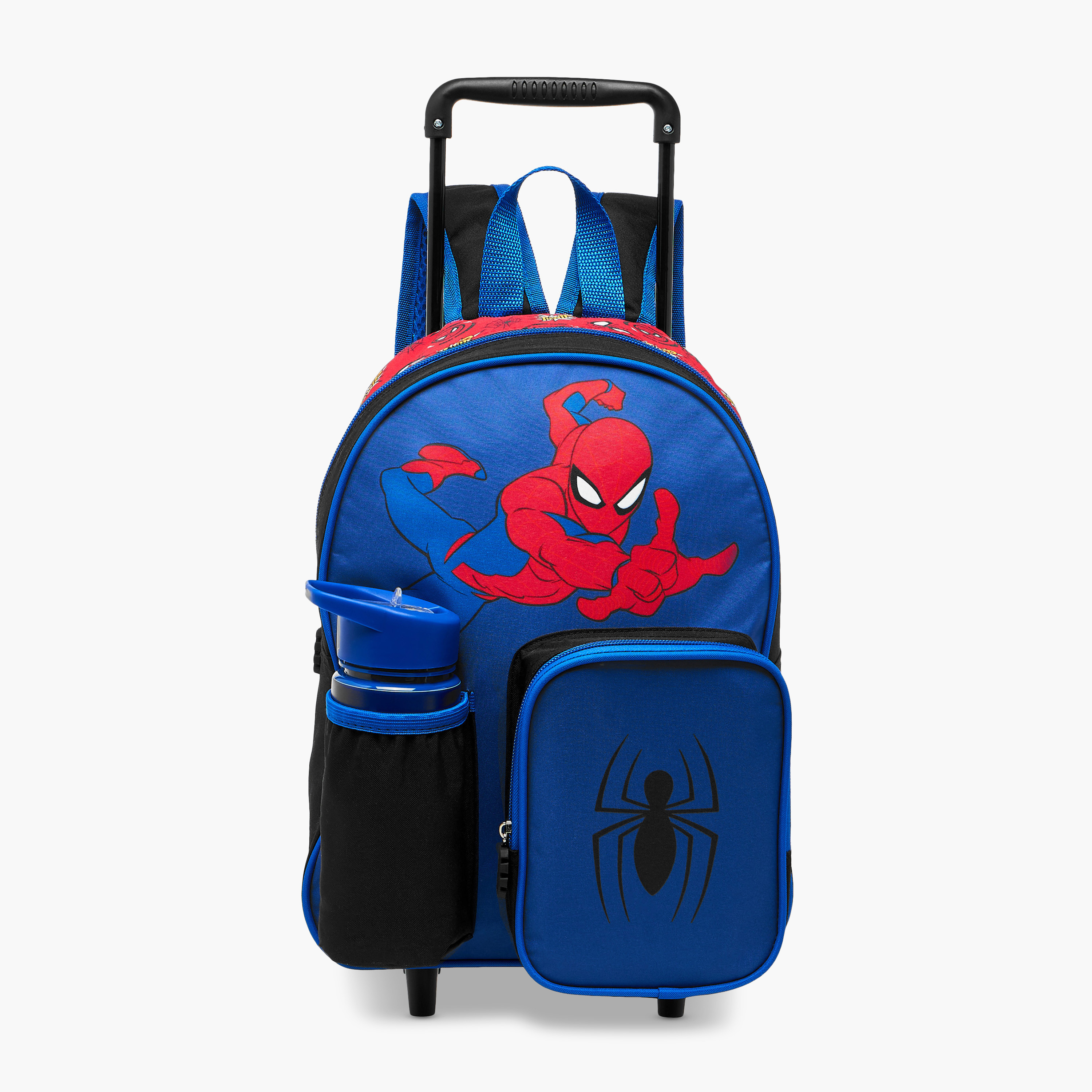 Marvel Spider-Man Trolley Bag for Boys 5-8 Years with Retractable Handle -school-bagsandbackpacks-trolleybags-image-4