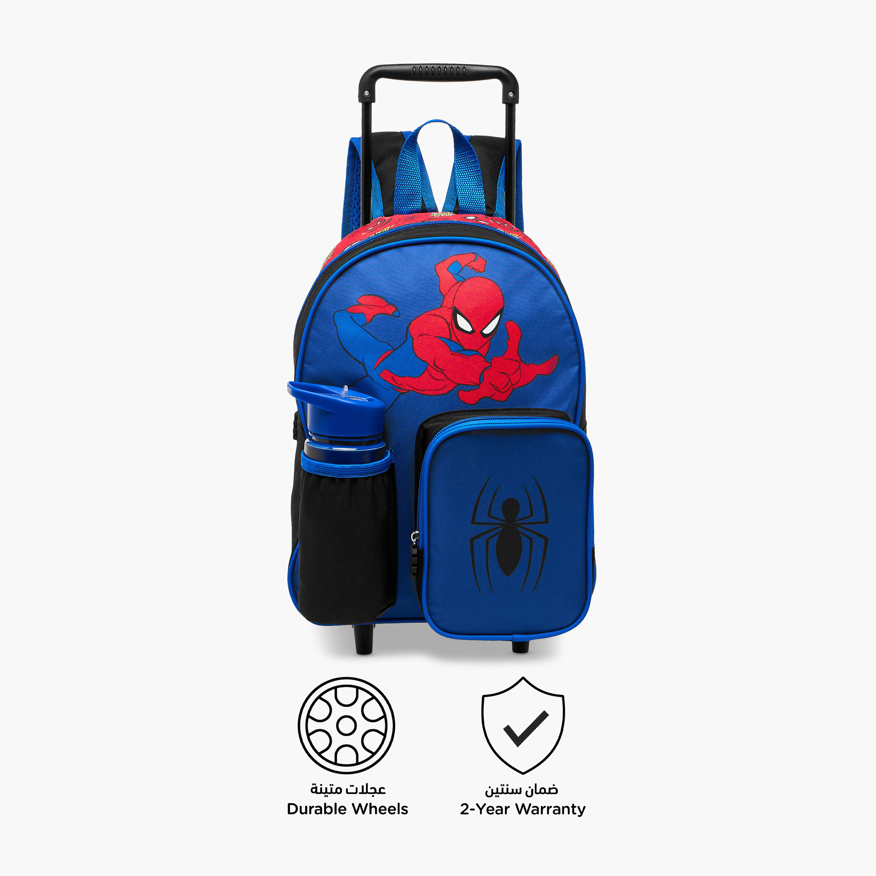 Marvel Spider-Man Trolley Bag for Boys 5-8 Years with Retractable Handle -school-bagsandbackpacks-trolleybags-image-7