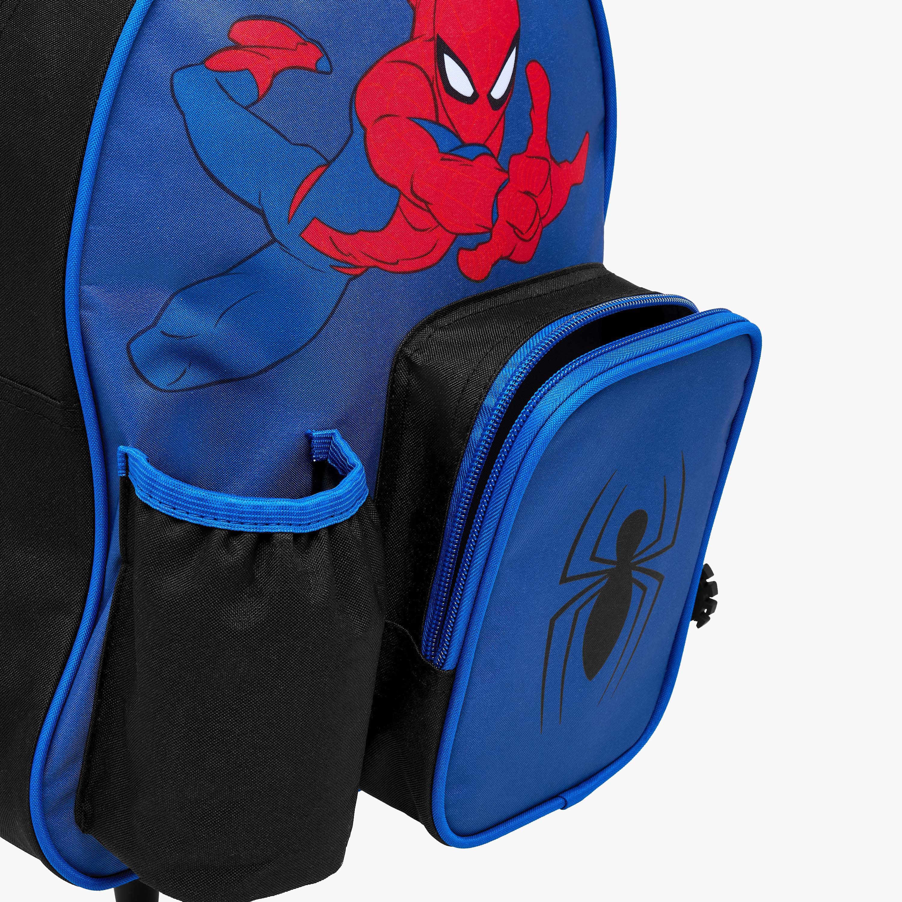 Marvel Spider-Man Trolley Bag for Boys 5-8 Years with Retractable Handle -school-bagsandbackpacks-trolleybags-image-11