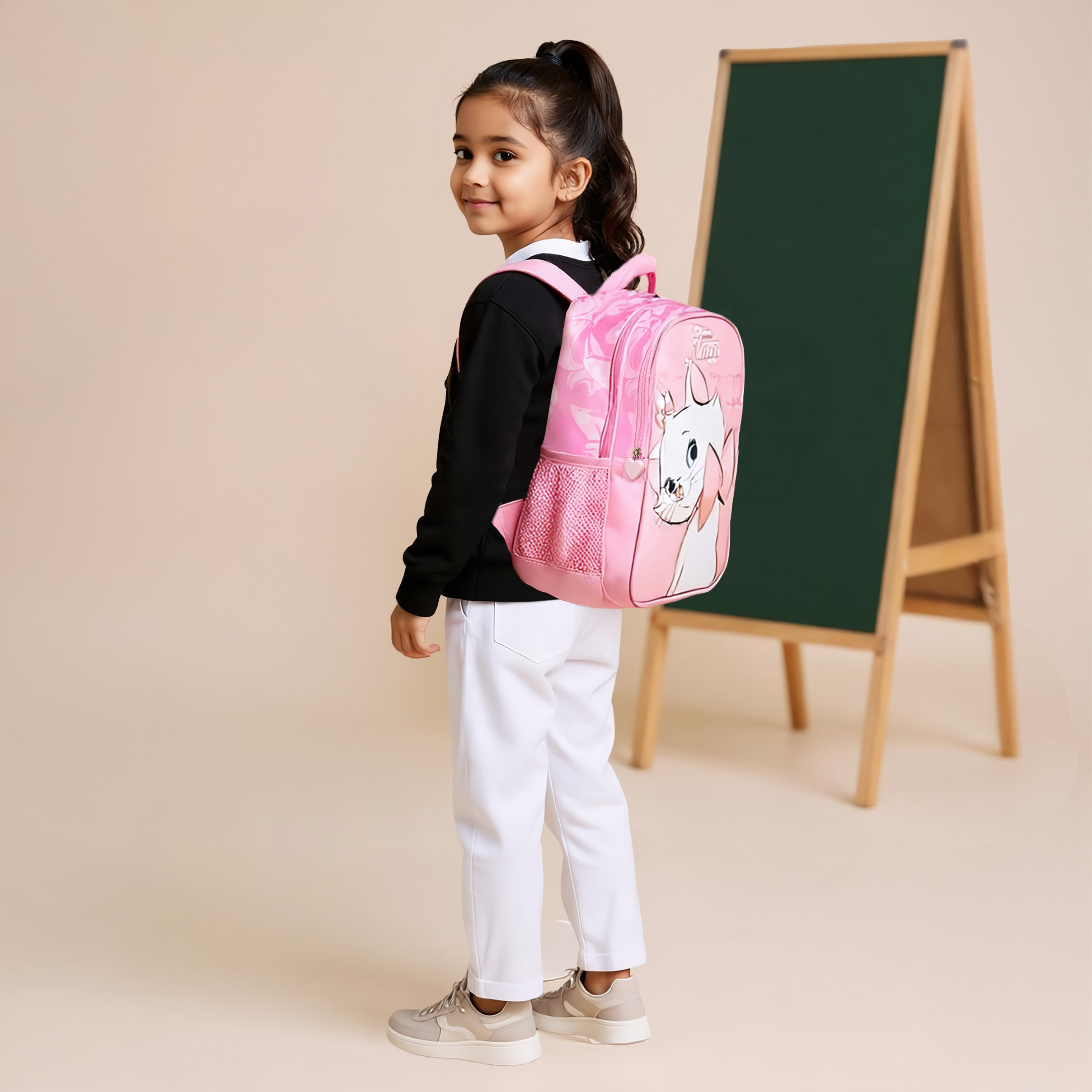 Disney Marie Print 5-Piece Backpack Set -16 inches-school-bagsandbackpacks-backpacks-image-2