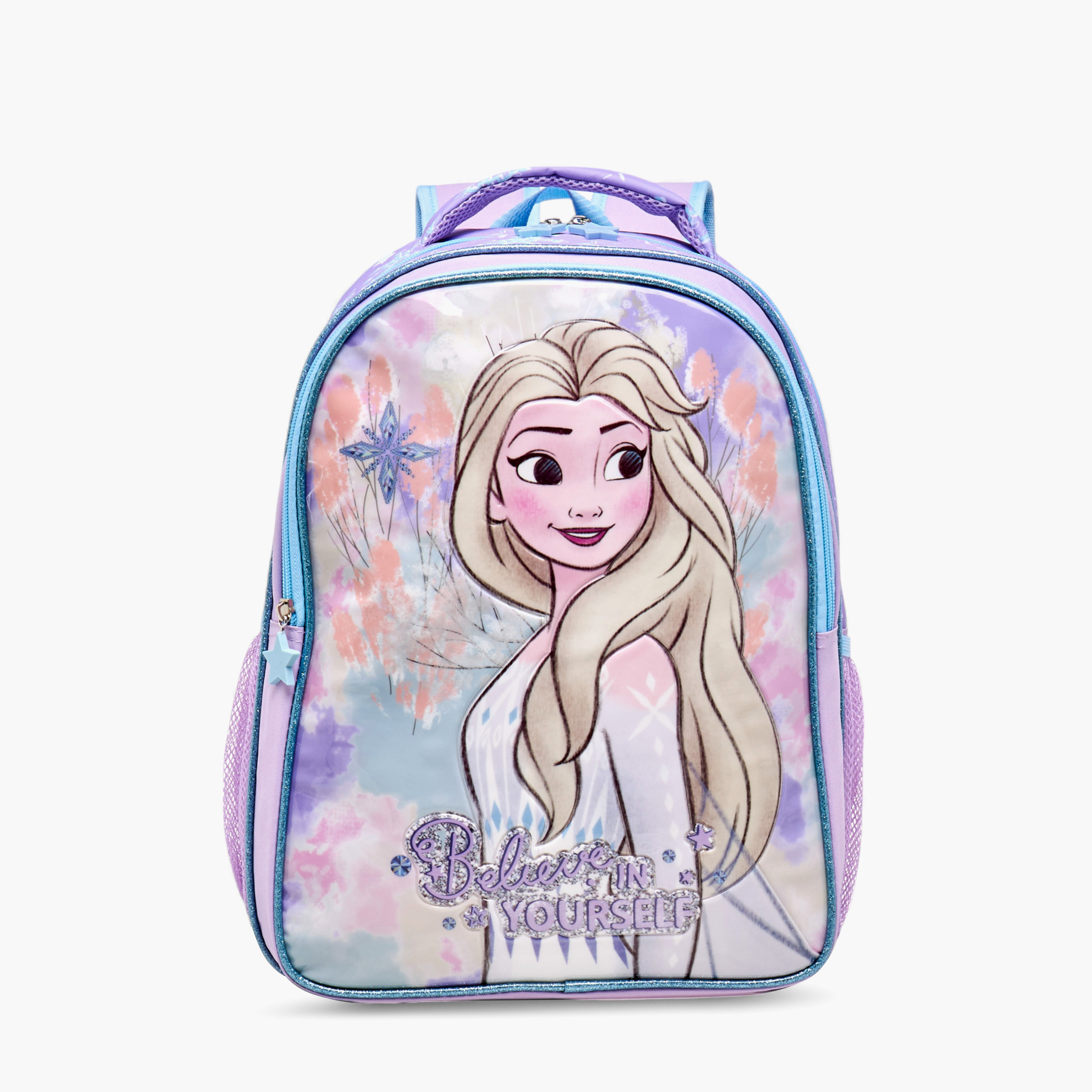 طقم شنطة ظهر بطبعات إلسا 5 قطع من ديزني  - 16 بوصة-school-bagsandbackpacks-sets-image-9