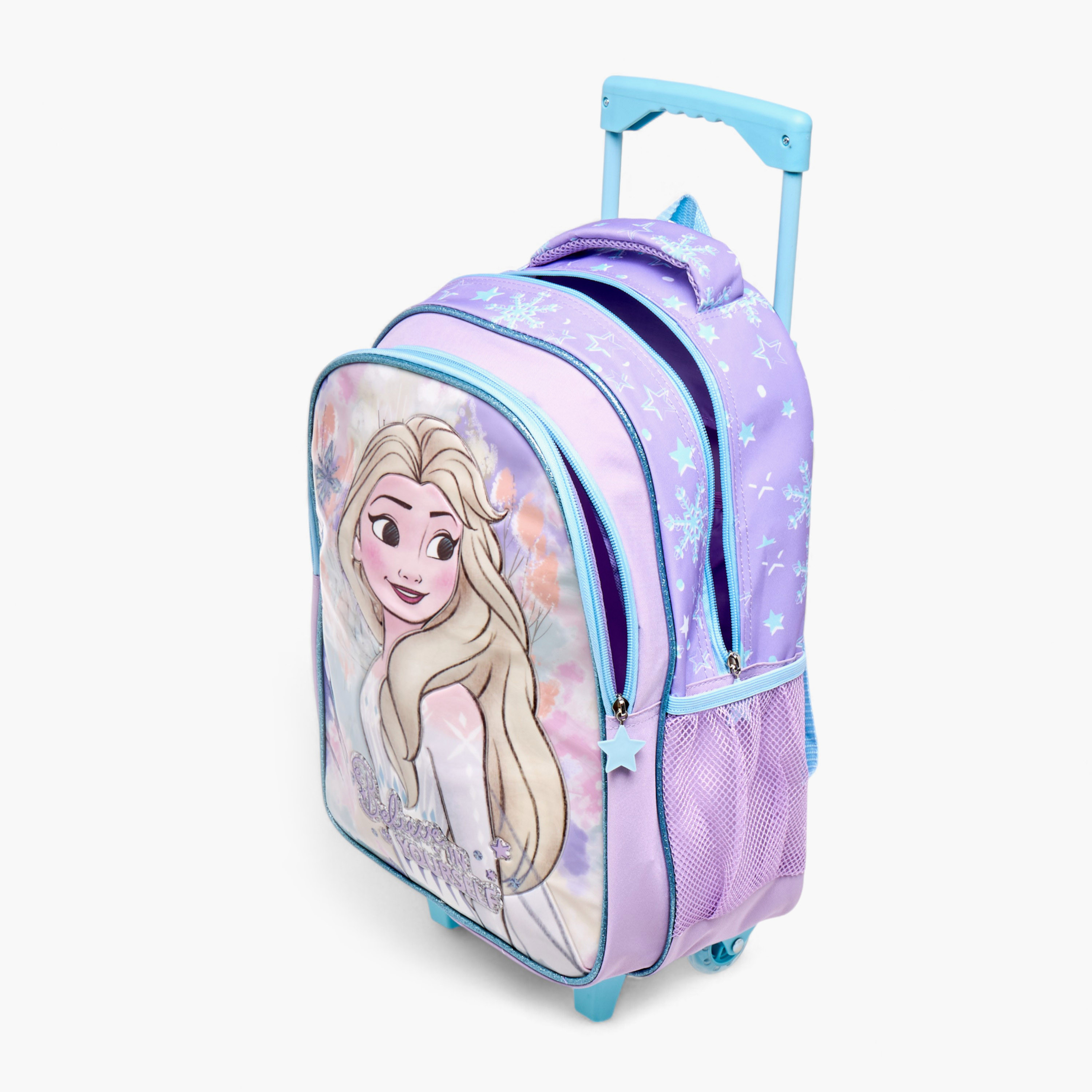 Disney Elsa Print 5-Piece Trolley Backpack Set -16 inches-school-bagsandbackpacks-trolleybags-image-16