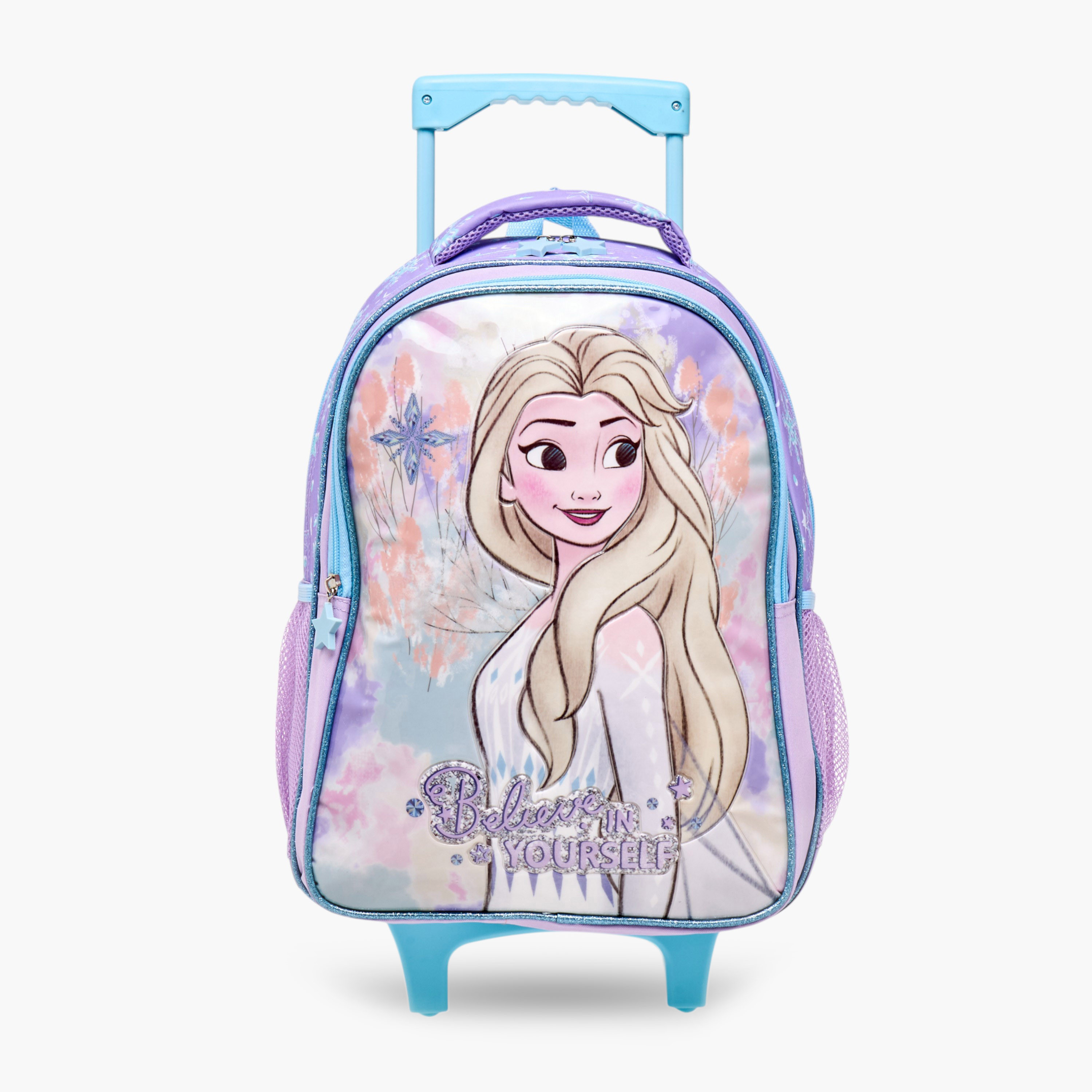 Disney Elsa Print 5-Piece Trolley Backpack Set -16 inches-school-bagsandbackpacks-trolleybags-image-4