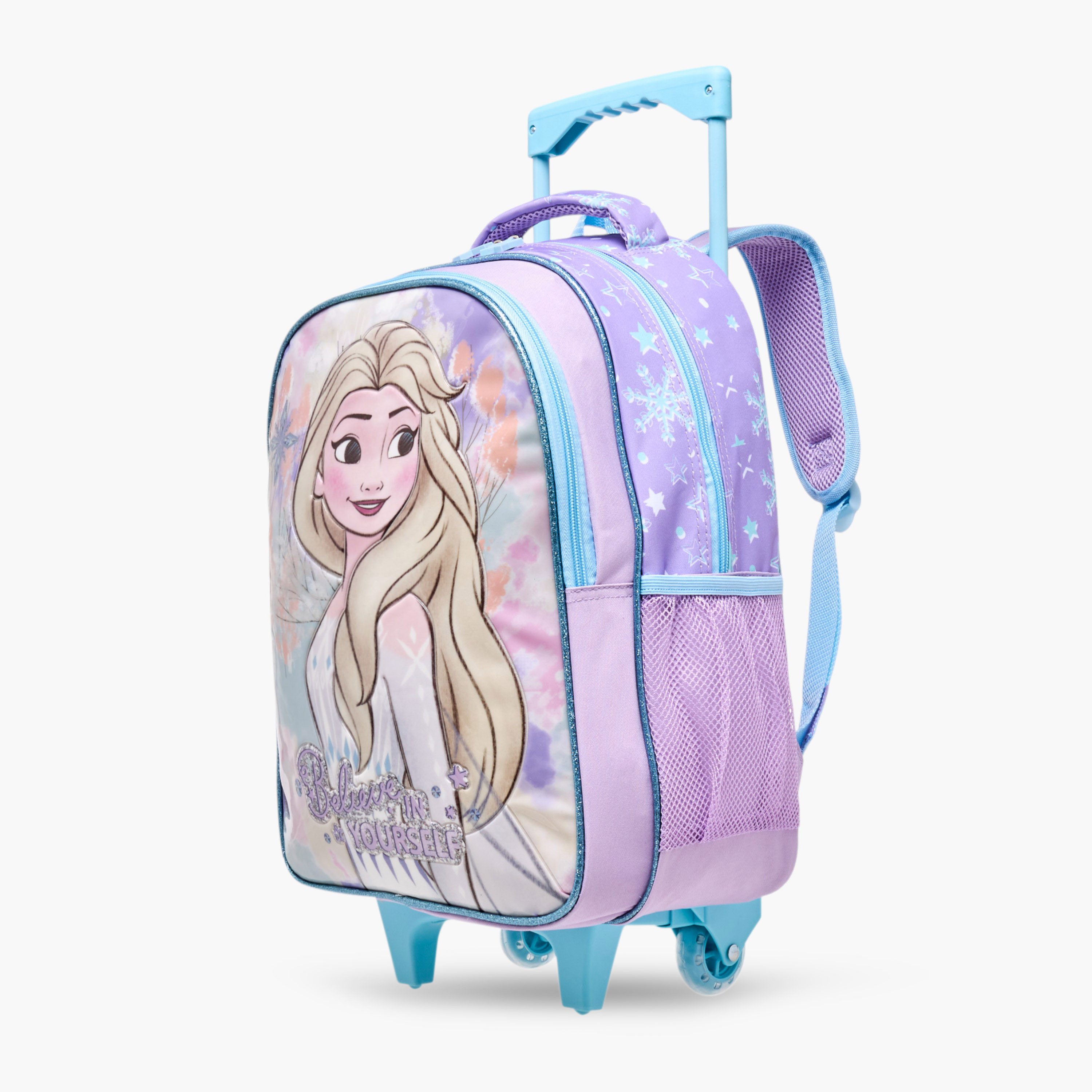 Disney Elsa Print 5-Piece Trolley Backpack Set -16 inches-school-bagsandbackpacks-trolleybags-image-5